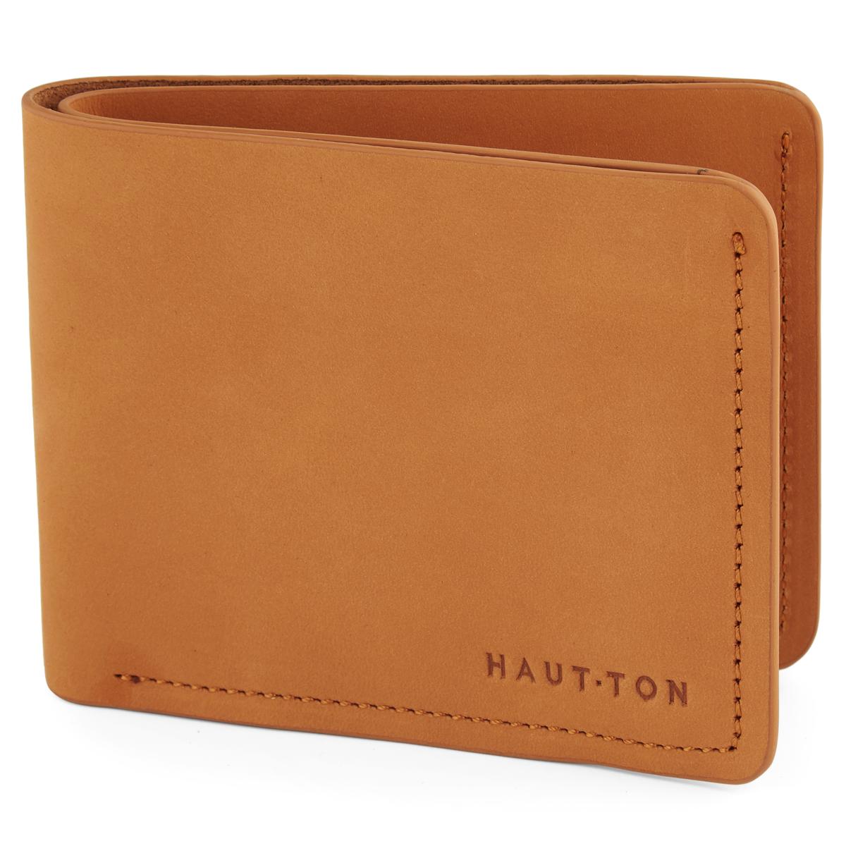 Hutton Wallet Minimalist Tan Wallet | Hautton | 30 day return policy