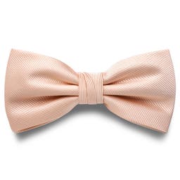 Rose Pink Pre-Tied Grosgrain Bow Tie