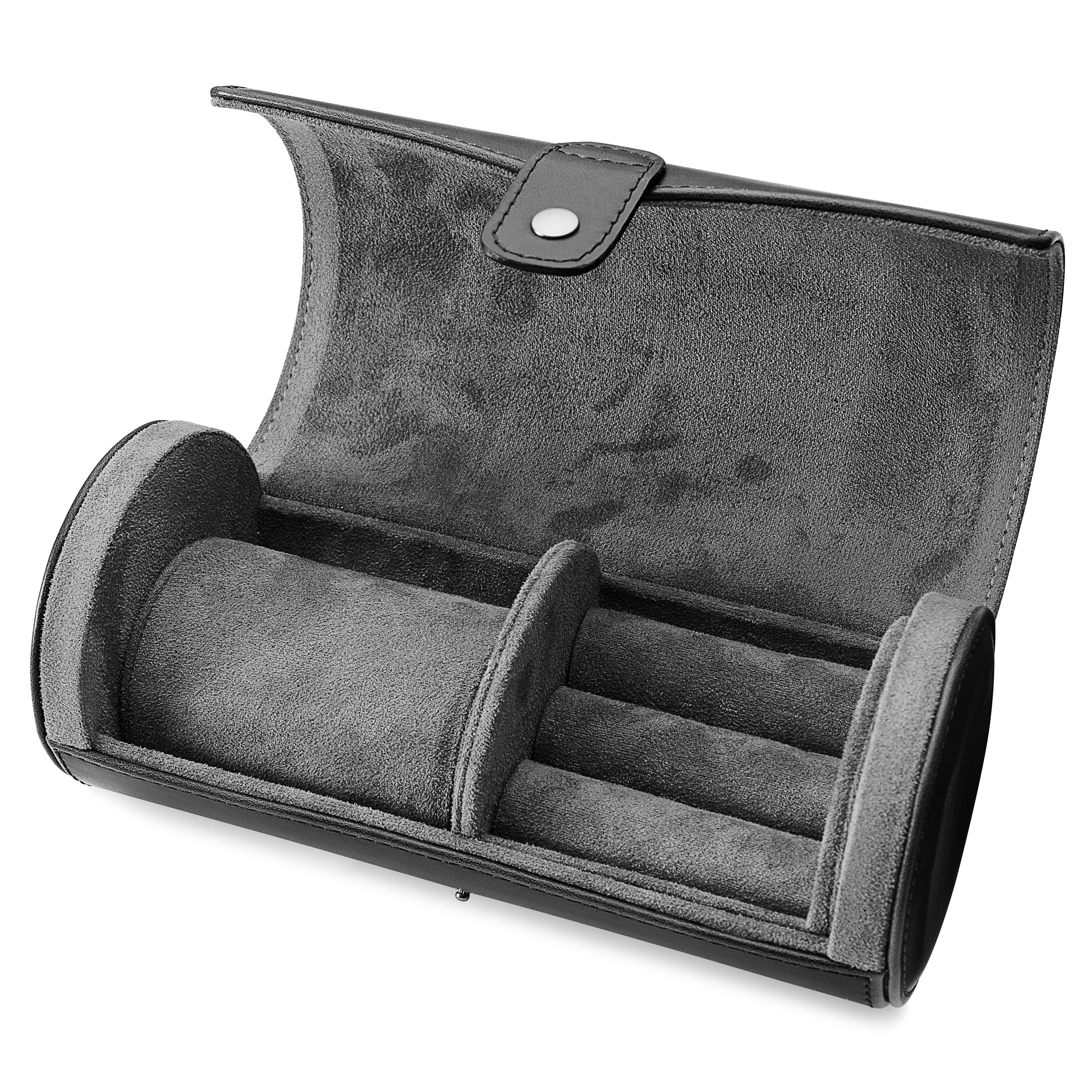 Black Watch & Jewellery Roll - 2