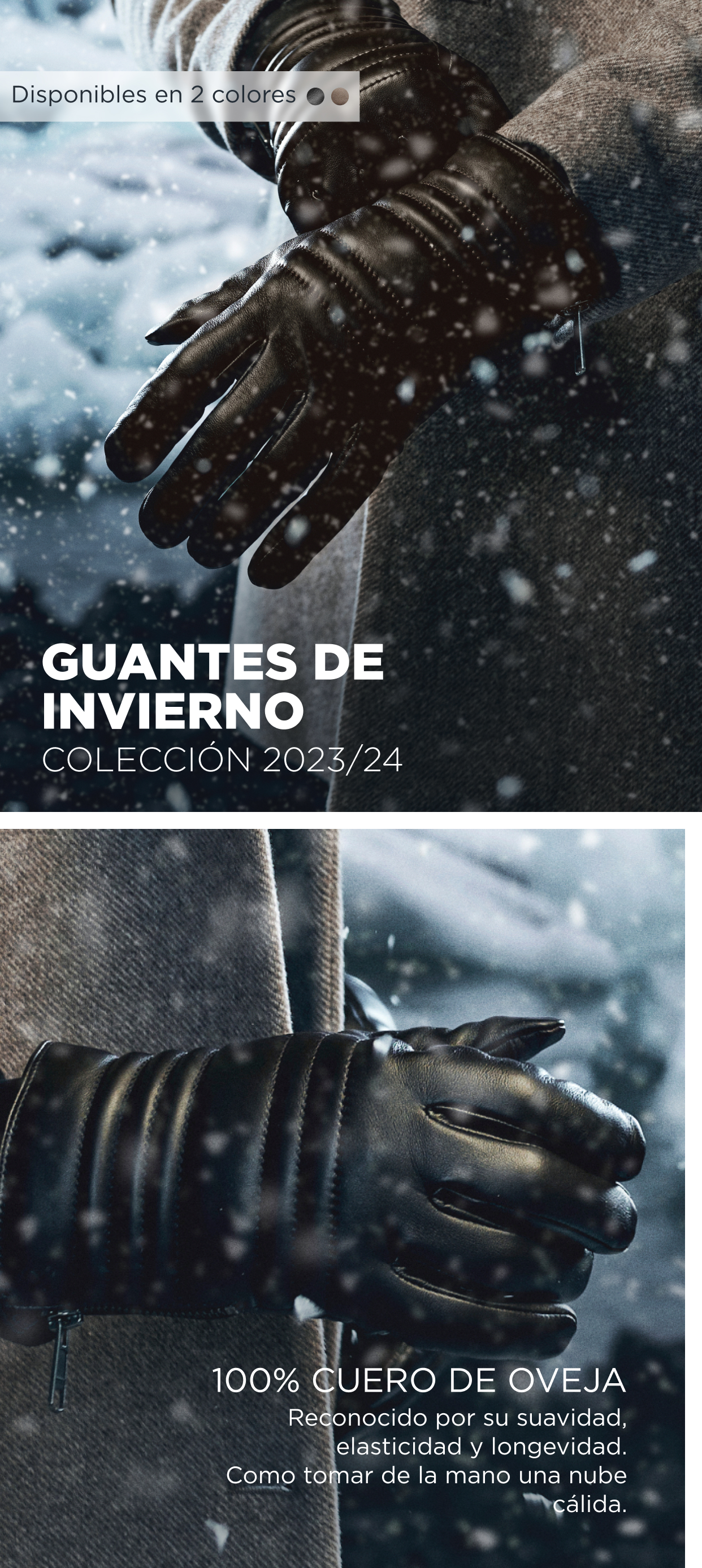 UAF Deportes - Par De Guantes Negros De Cuero Para Pantalla Táctil, Guantes De Invierno Cálidos De Lana Suave De Cuero, Guantes De Puño Acanalado Suave, Conducción Casual Al Aire Libre Para