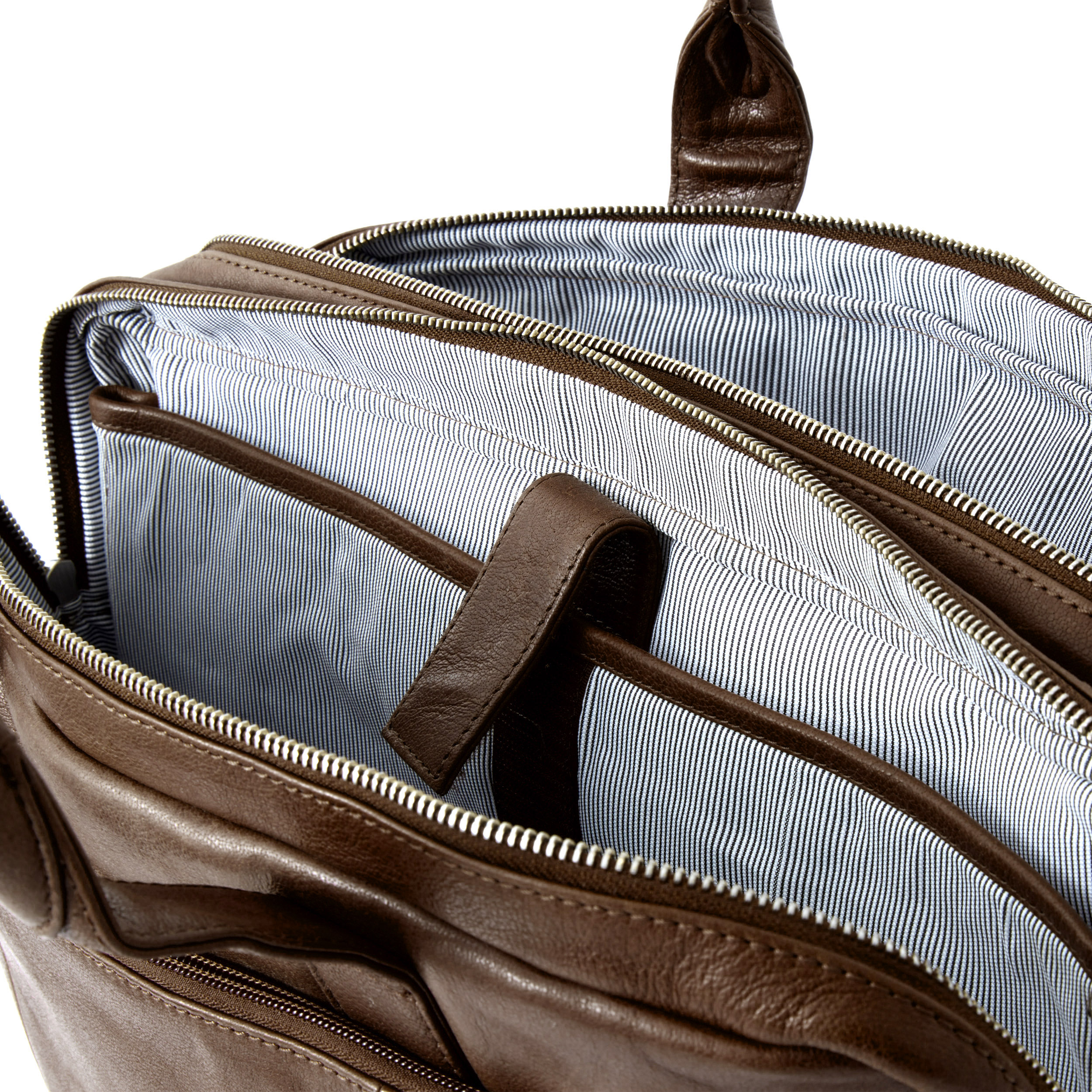 Braune California Laptoptasche - 22