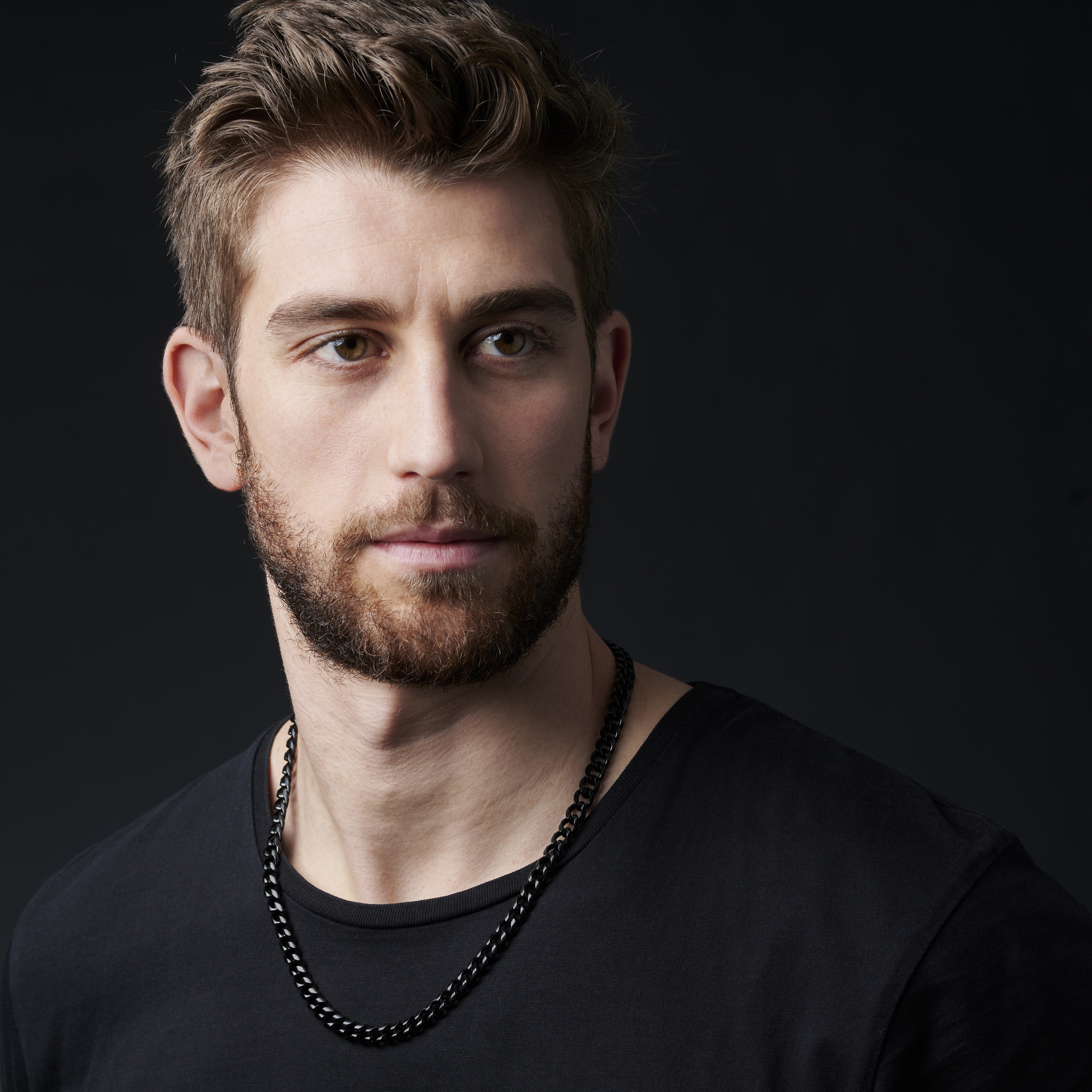 8 mm Black Chain Necklace - 5