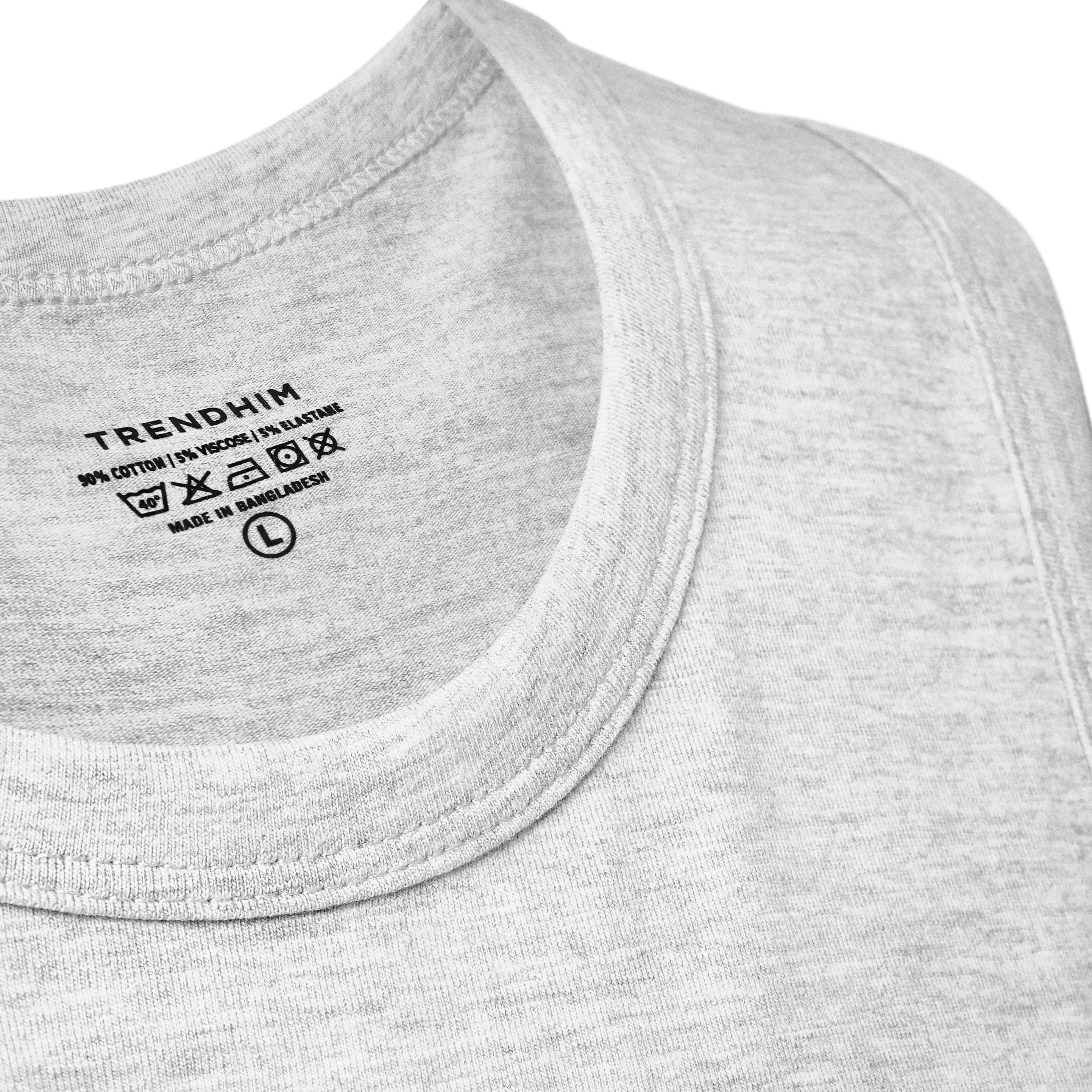 FlexFeel | Hellgraues Baumwoll-Tanktop - 2