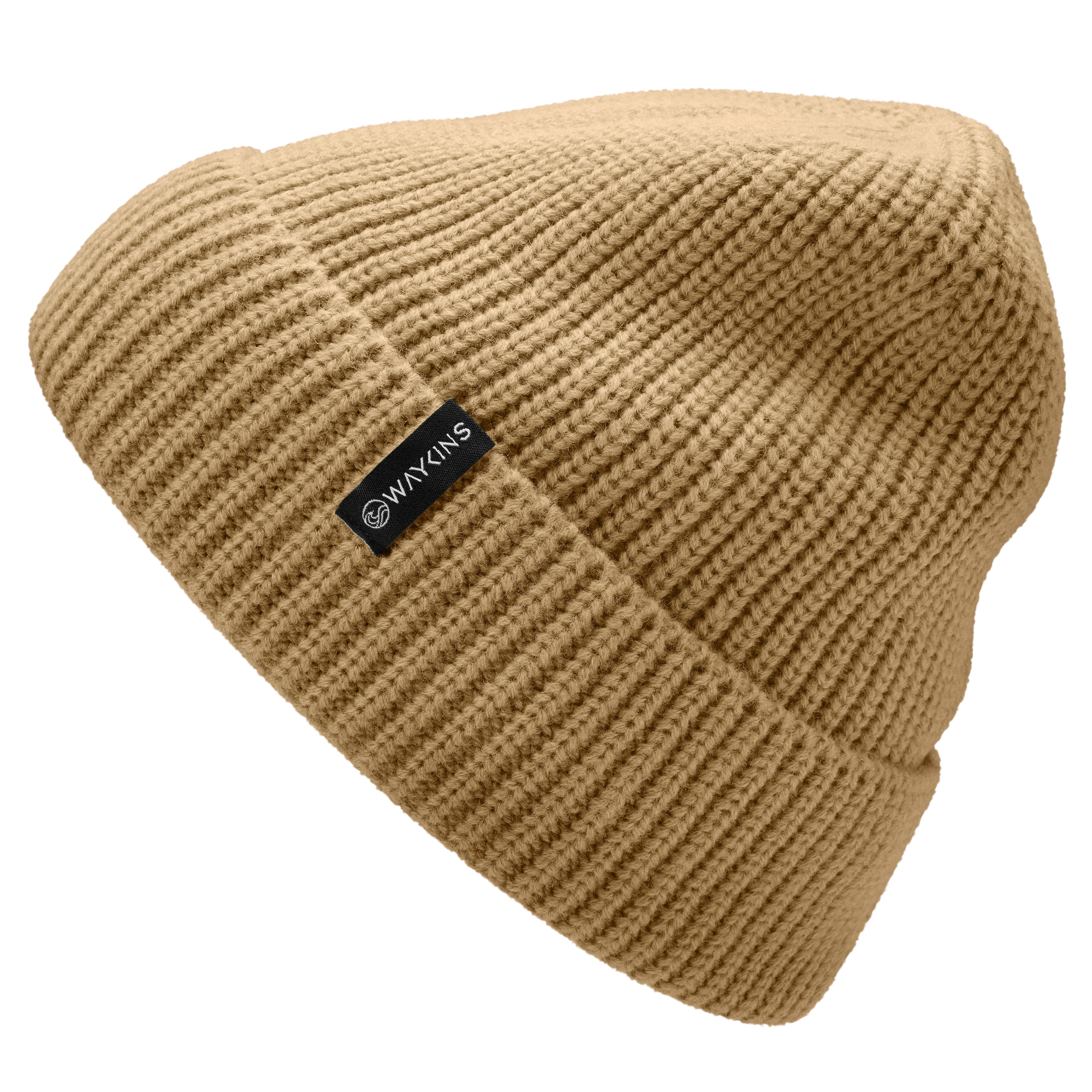 Baltic | Sandfarbene Rippstrick-Beanie aus Acryl - 3