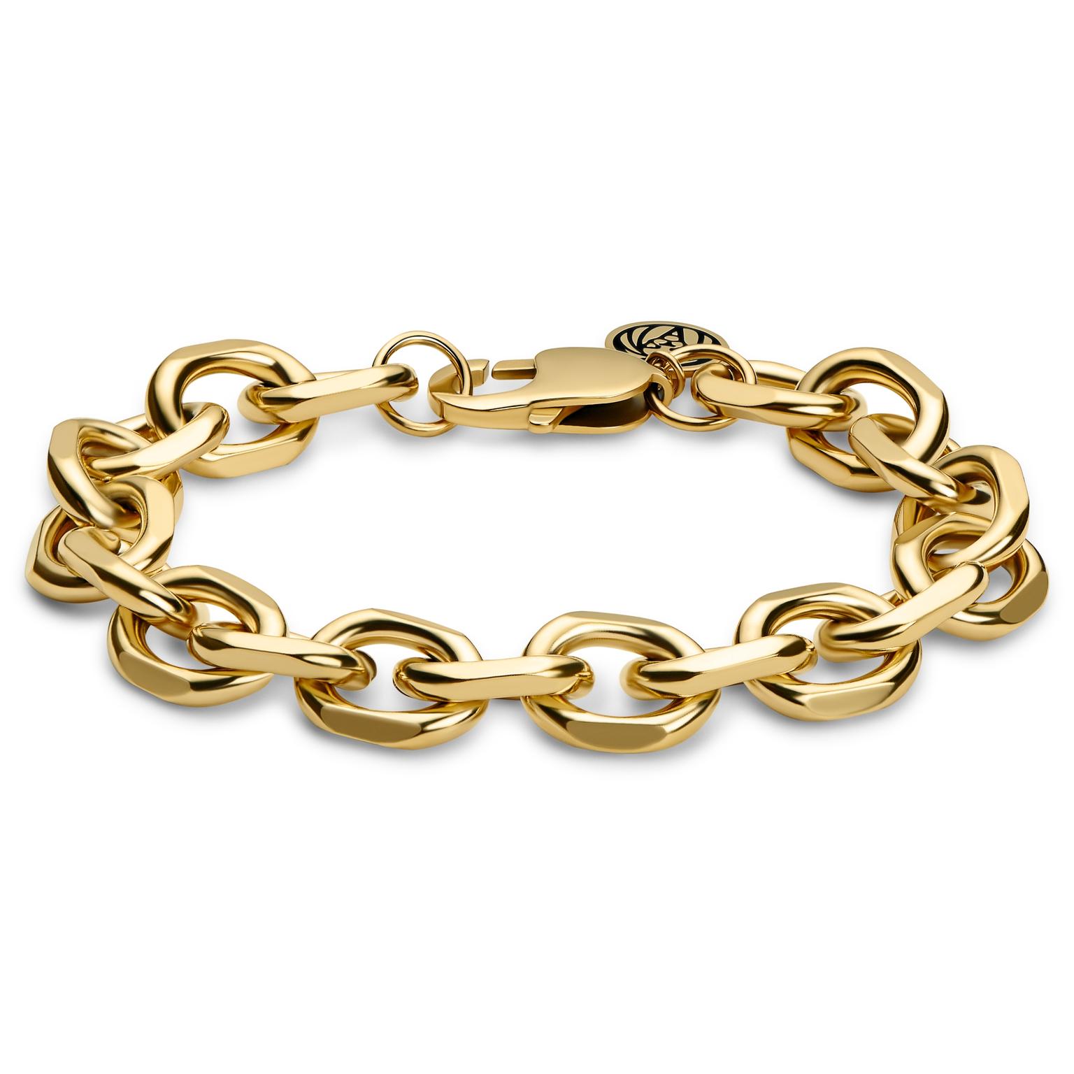 Essentials | 1/2” (12 mm) Gold-Tone Cable Chain Bracelet Essentials | 1/2” (12 mm) Gold-Tone Cable Chain Bracelet