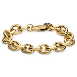 Essentials | 12 mm Gold-Tone Cable Chain Bracelet