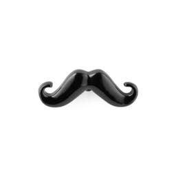Black Mustache Lapel Pin