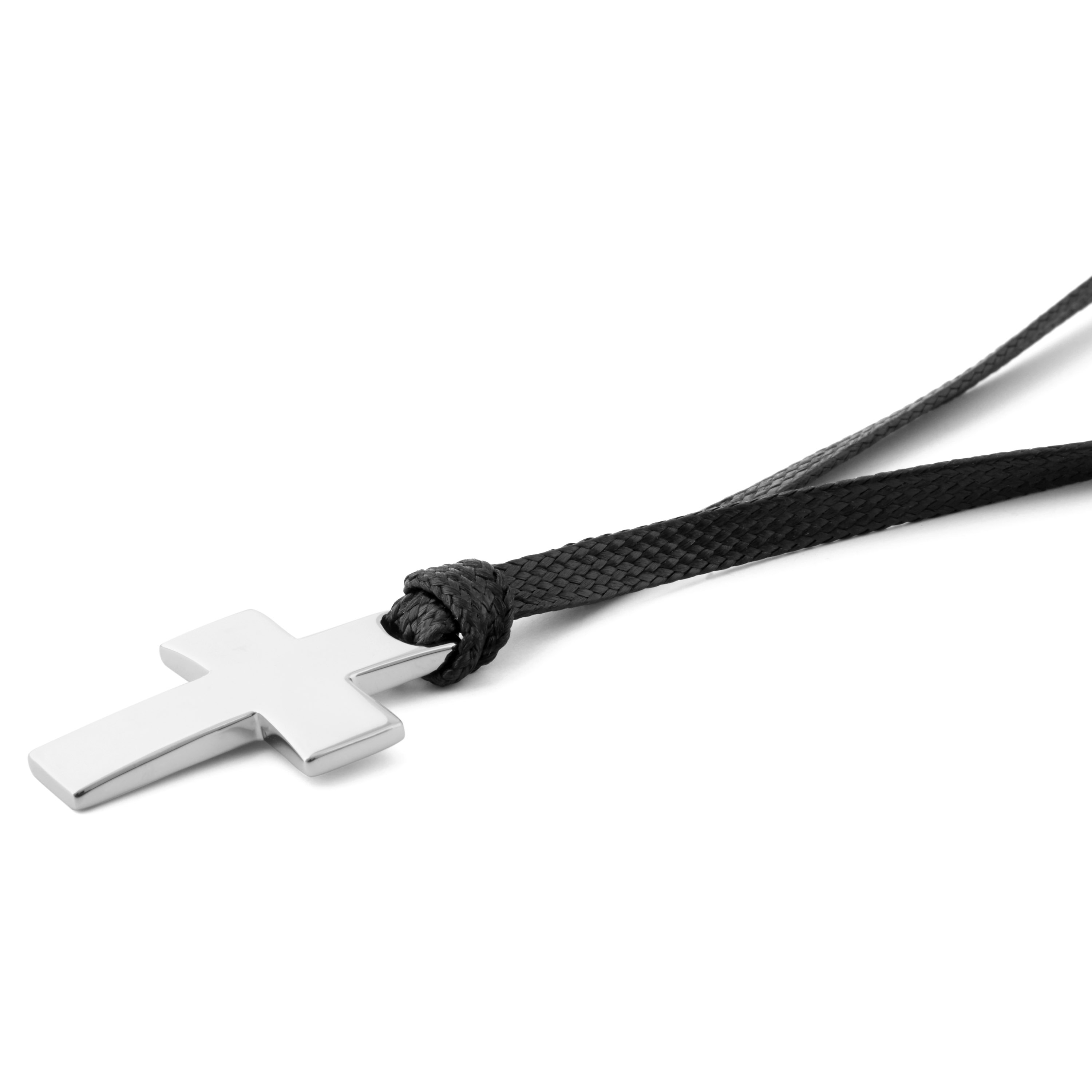 Klassische 925er Silber Kreuzkette - 4