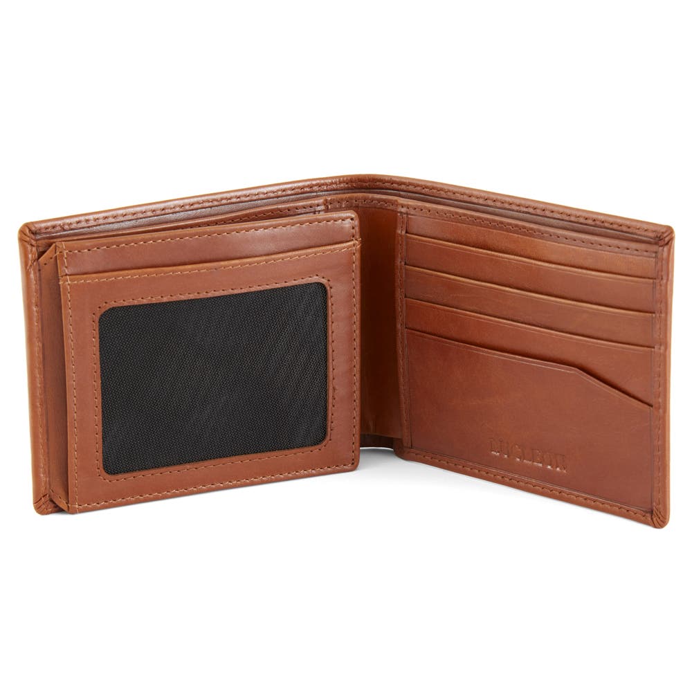 hover: Tan Threefold Jasper Leather Wallet hover: Tan Threefold Jasper Leather Wallet