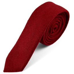 Handgefertigte Rote Krawatte