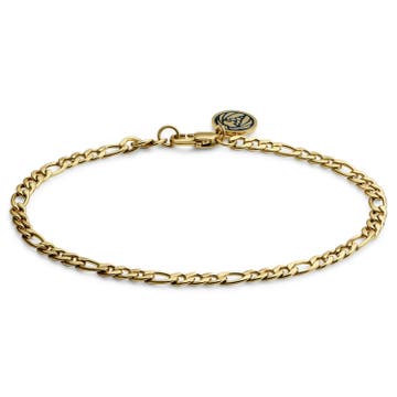Essentials | 4 mm Goldfarbenes Figaro Kettenarmband Essentials | 4 mm Goldfarbenes Figaro Kettenarmband