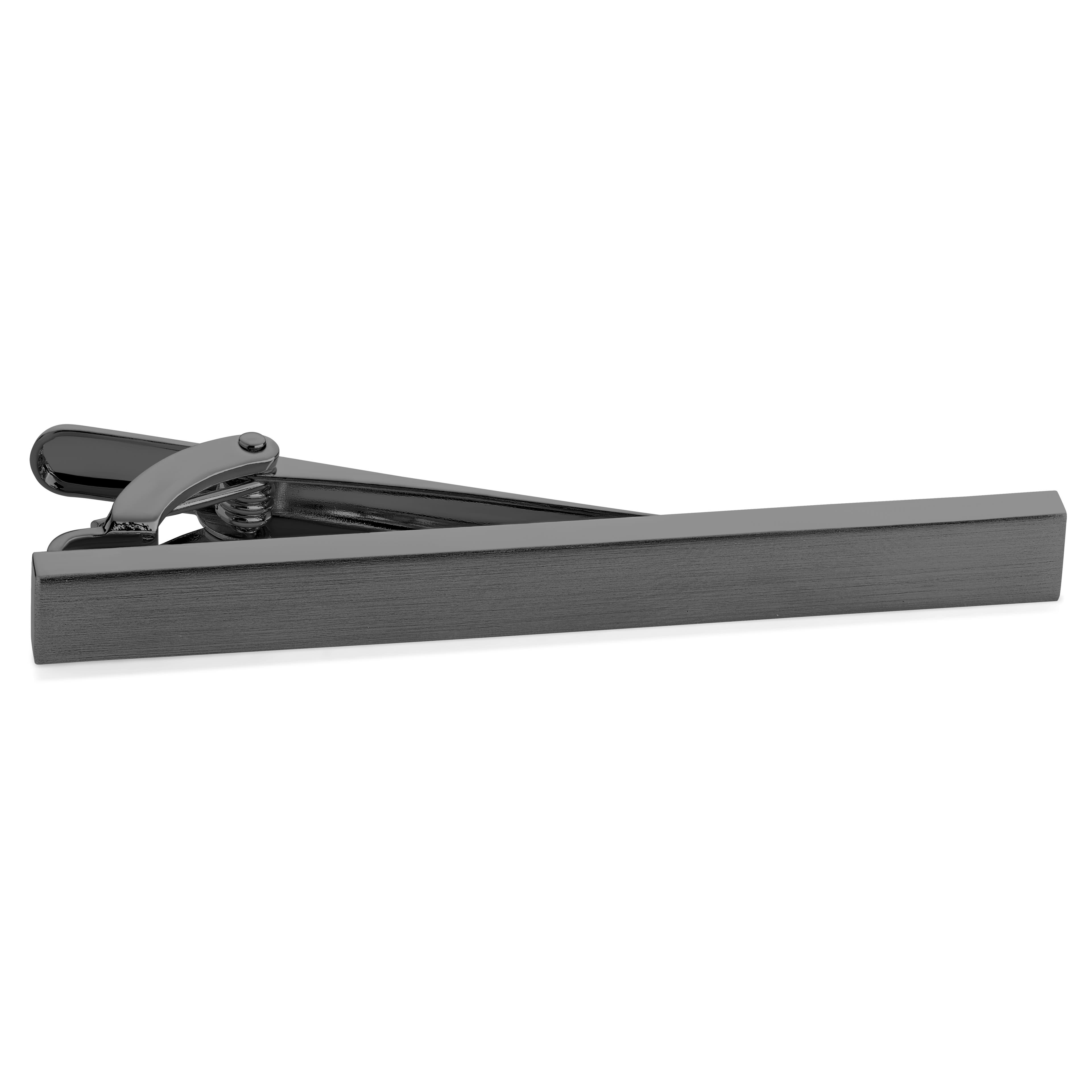 Ματ Μαύρο Gunmetal Κλιπ Γραβάτας 5.5 εκ Ματ Μαύρο Gunmetal Κλιπ Γραβάτας 5.5 εκ