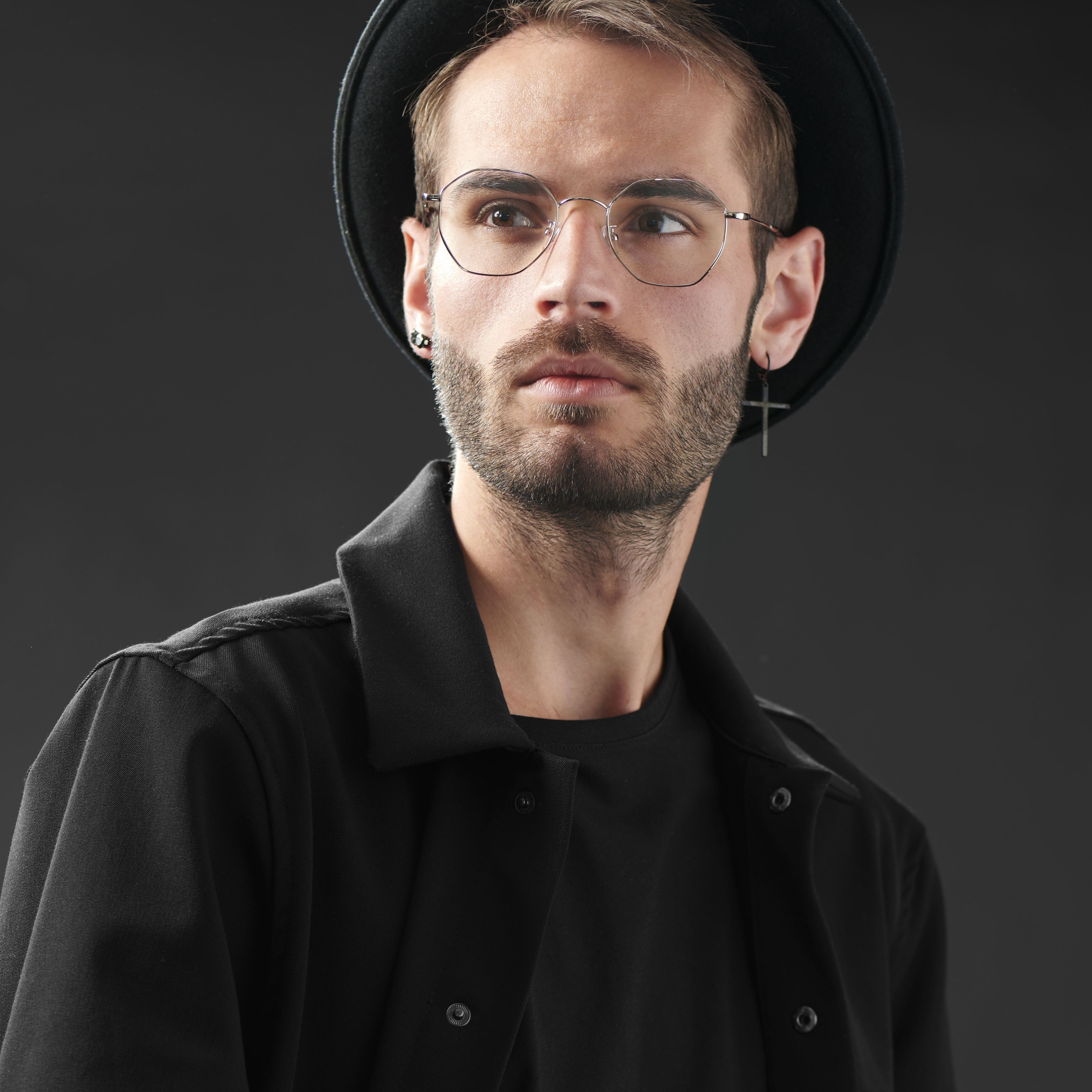 Lunettes Executive argentées - 5