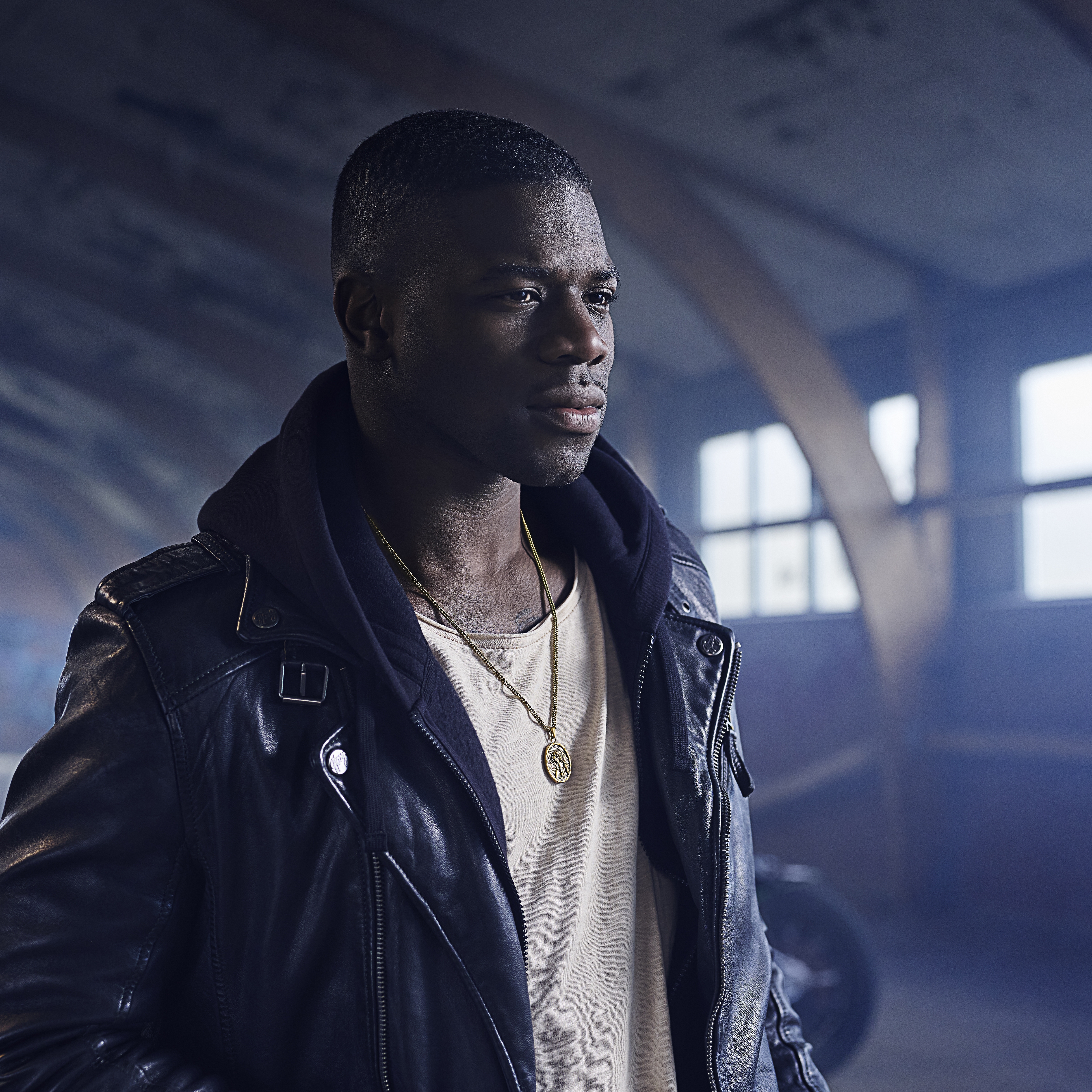 Sanctus | Collana con medaglia Cuore Immacolato di Maria vintage color oro - 4