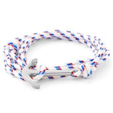 White anchor bracelets