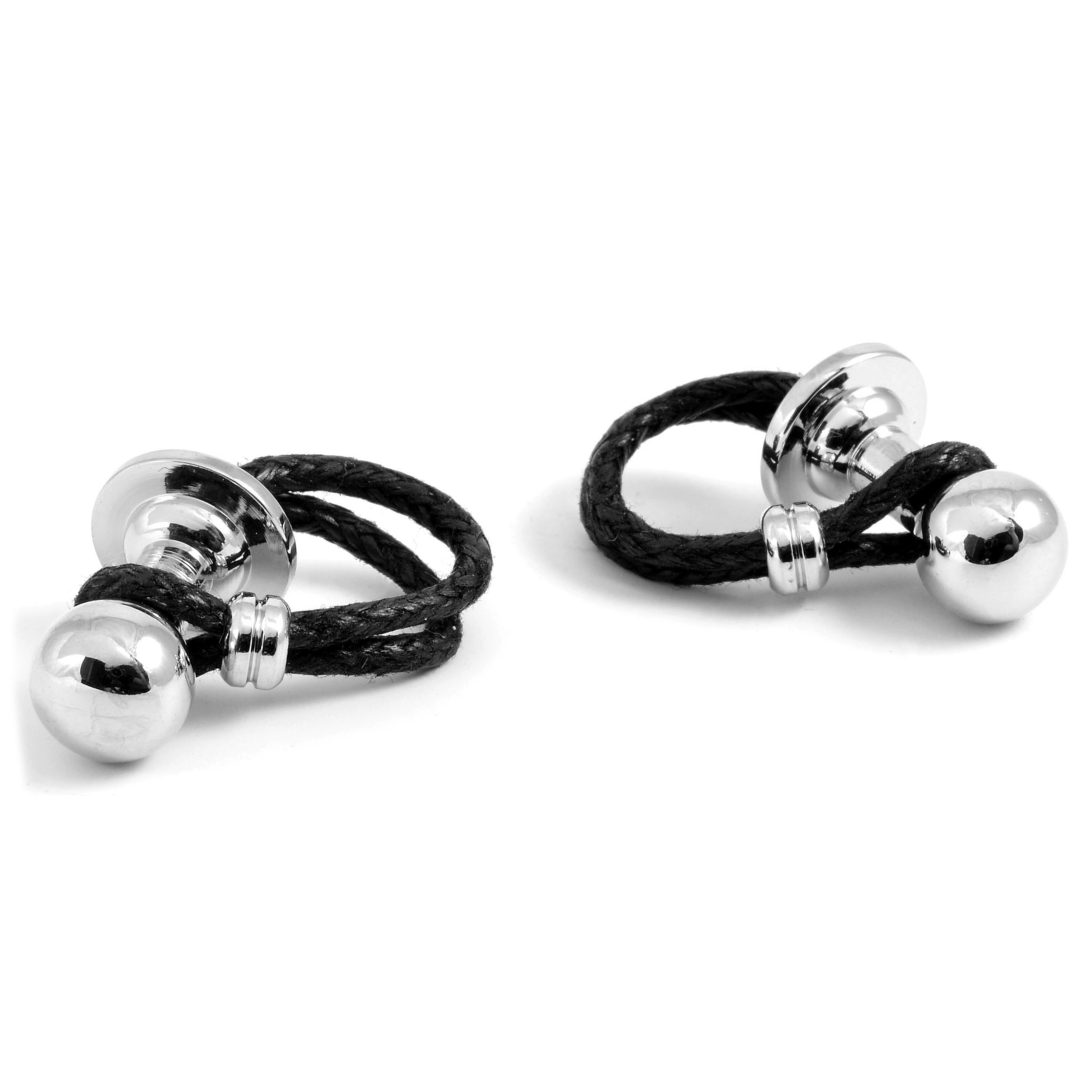 Silberfarbene Bauer Schachfigur Manschettenknöpfe - 1