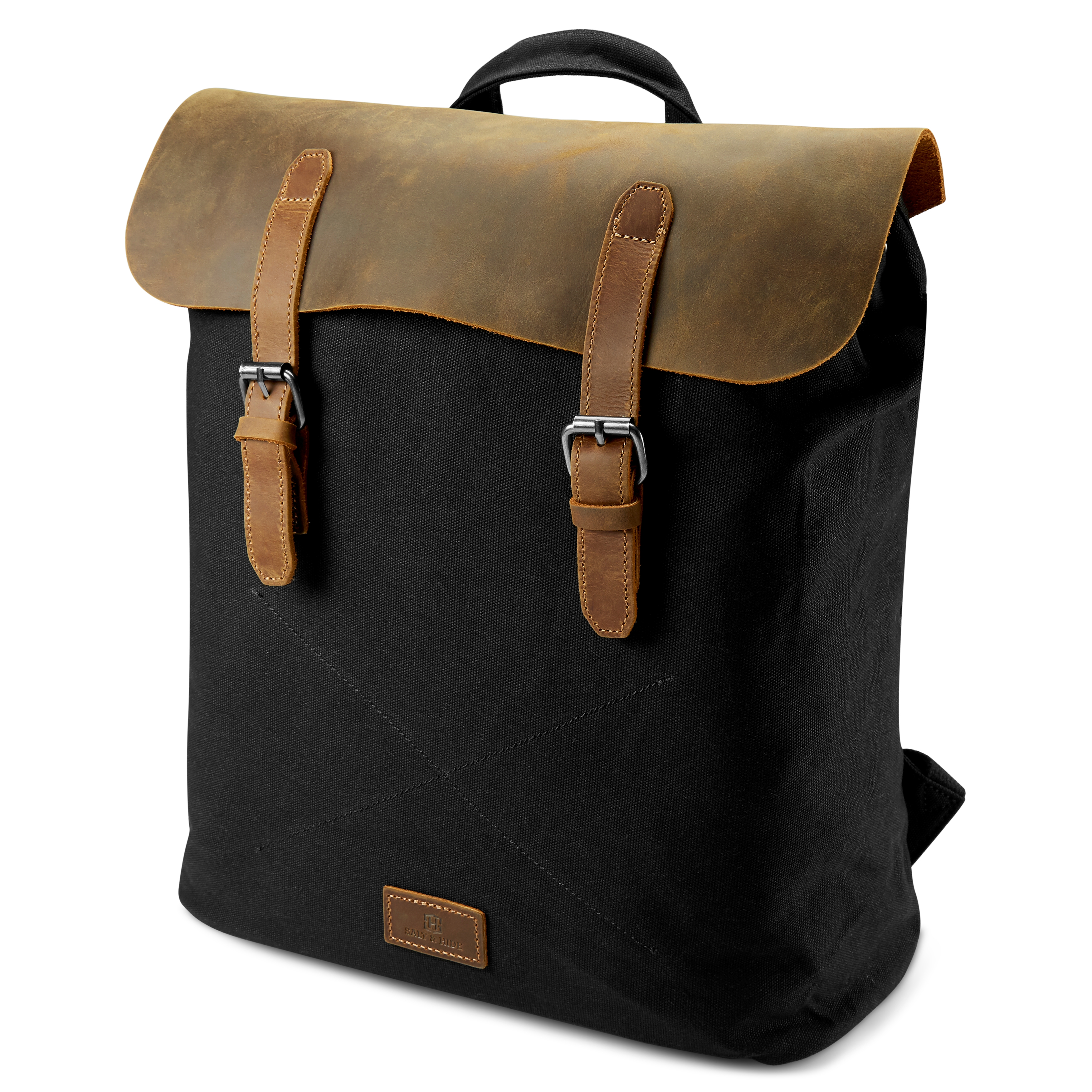 Mochila negra y marrón claro Tarpa Sonny  - 1