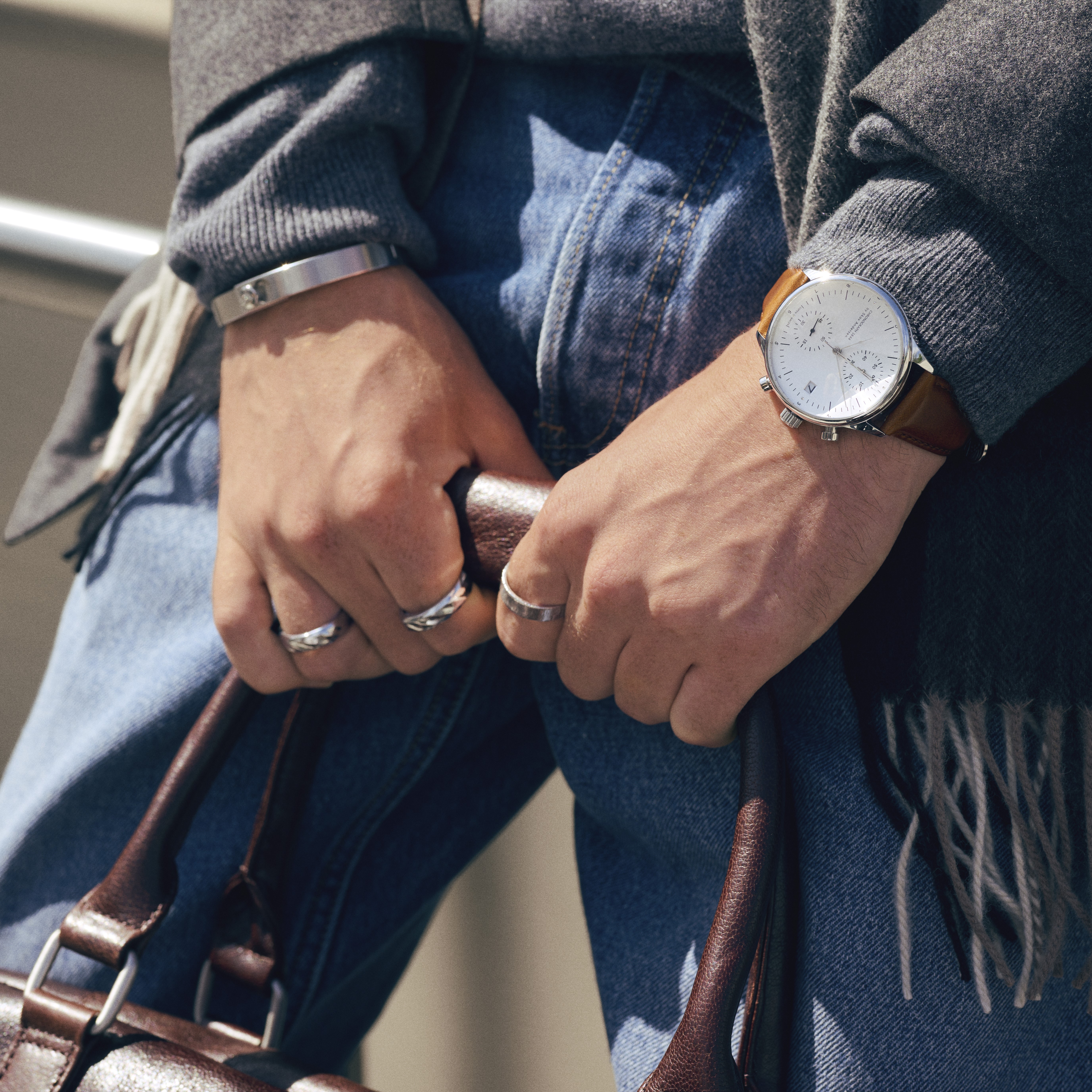 1844 Chronograph | Acier chirurgical & Blanc - 3