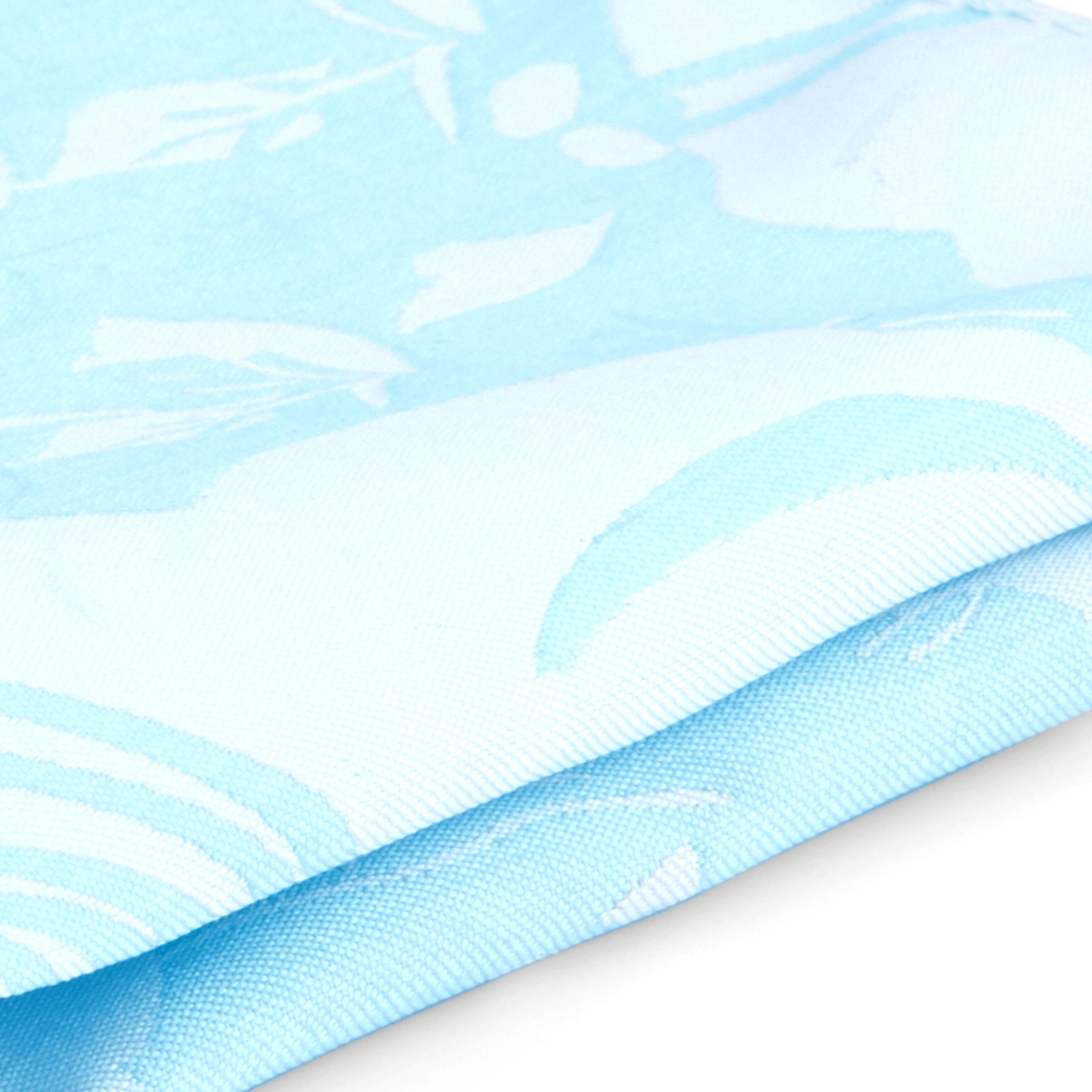 Sininen kukkakuvioinen taskuliina - 2