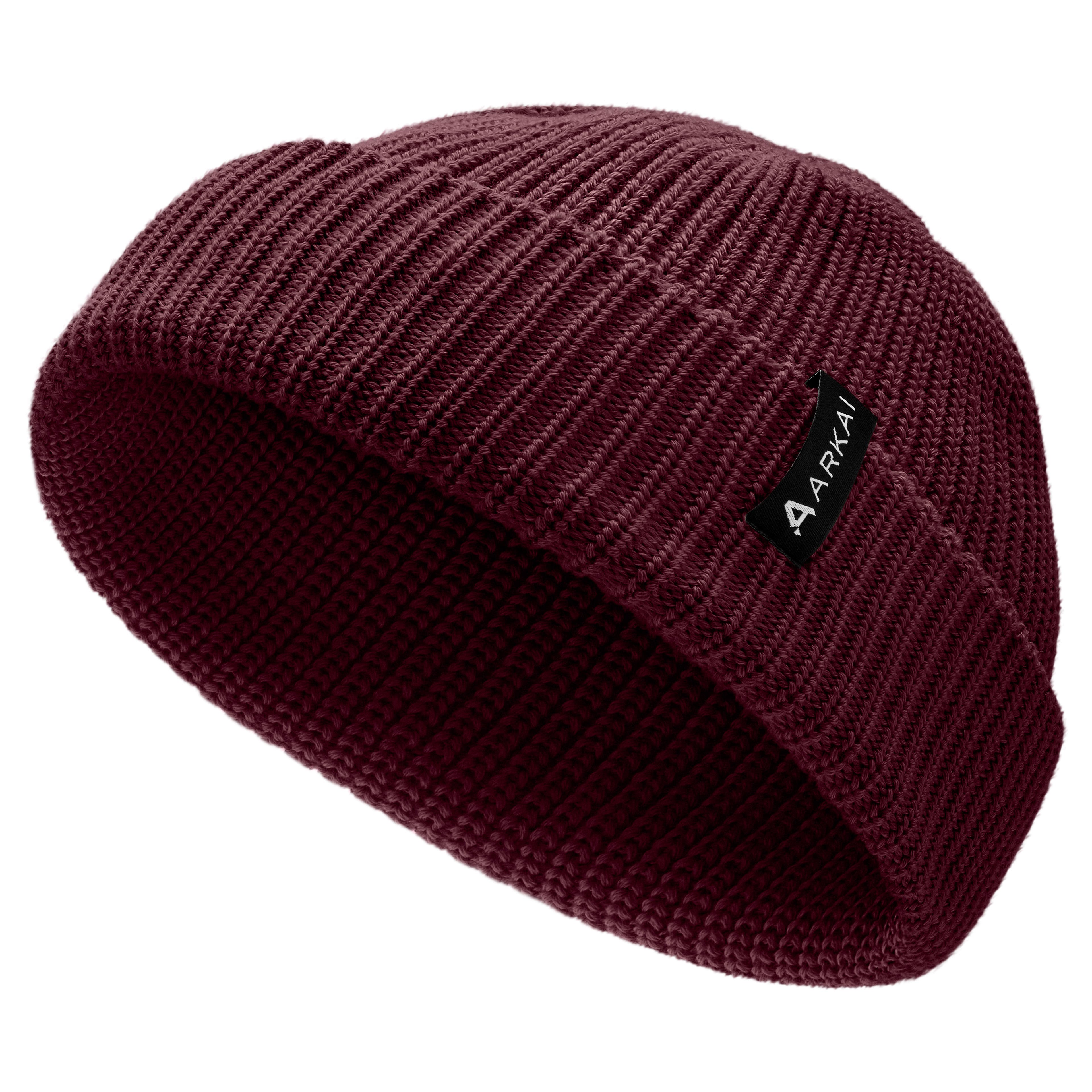 Nordic | Burgundy Fisherman Polyester Beanie Nordic | Burgundy Fisherman Polyester Beanie
