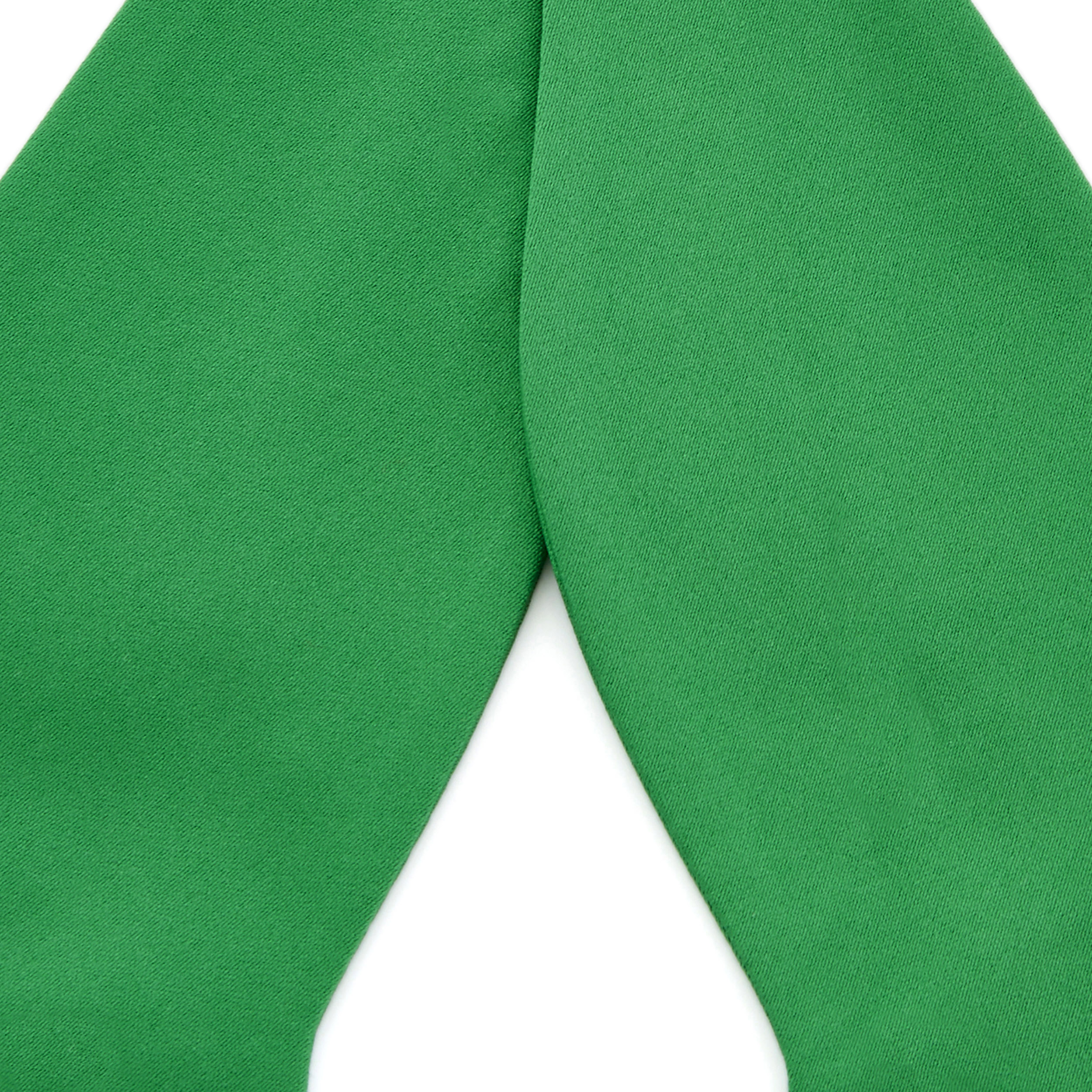 Smaragdgrüne Basic Selbstbinder Fliege - 2