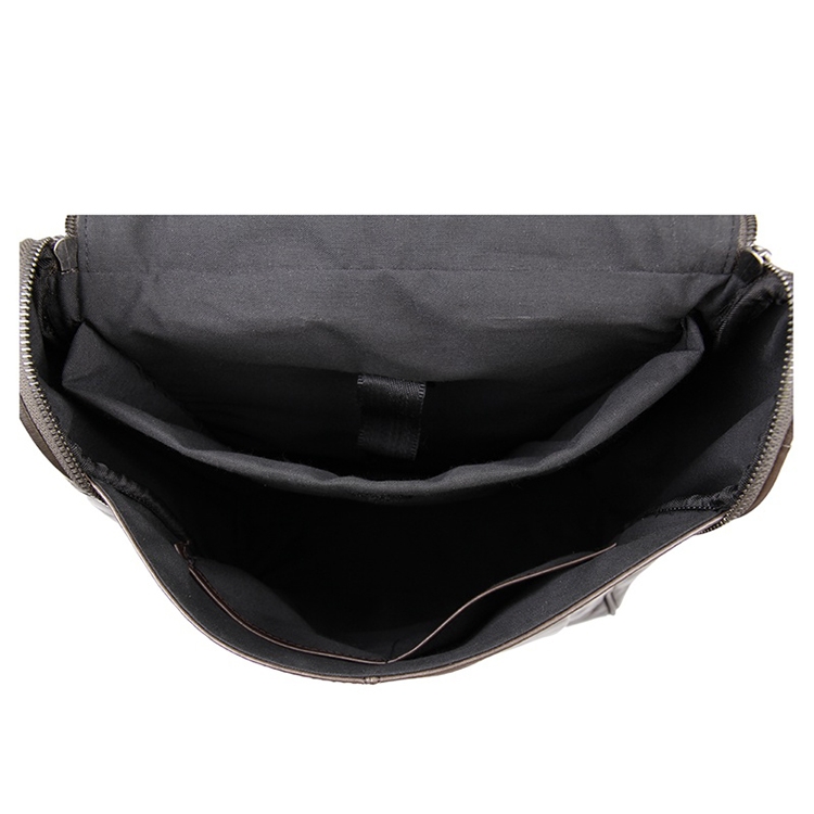 Сива кожена раница - 6