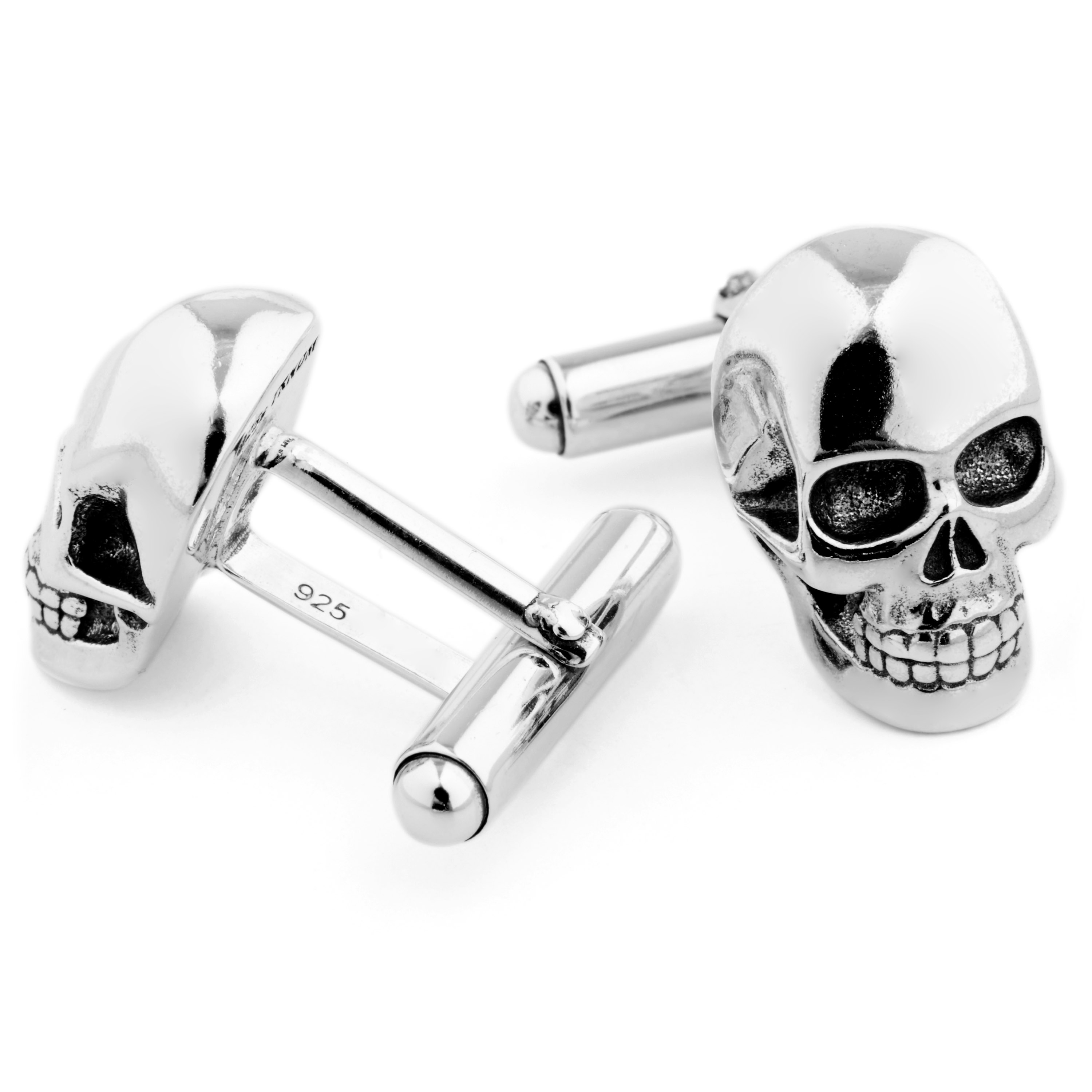 Kort Sæt i 925s-Sølv med Kranie - 3