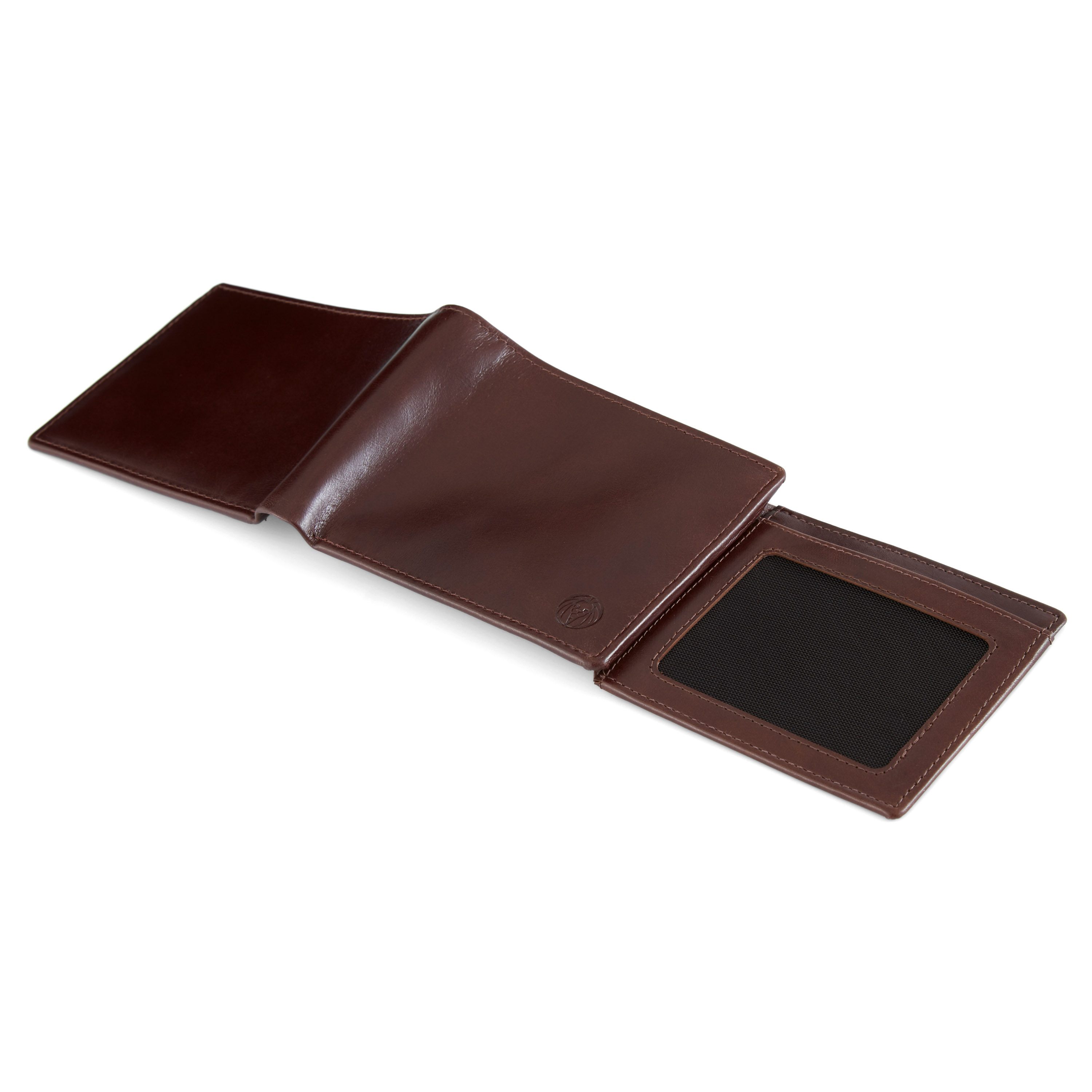 Brown Threefold Jasper Leather Wallet - 7
