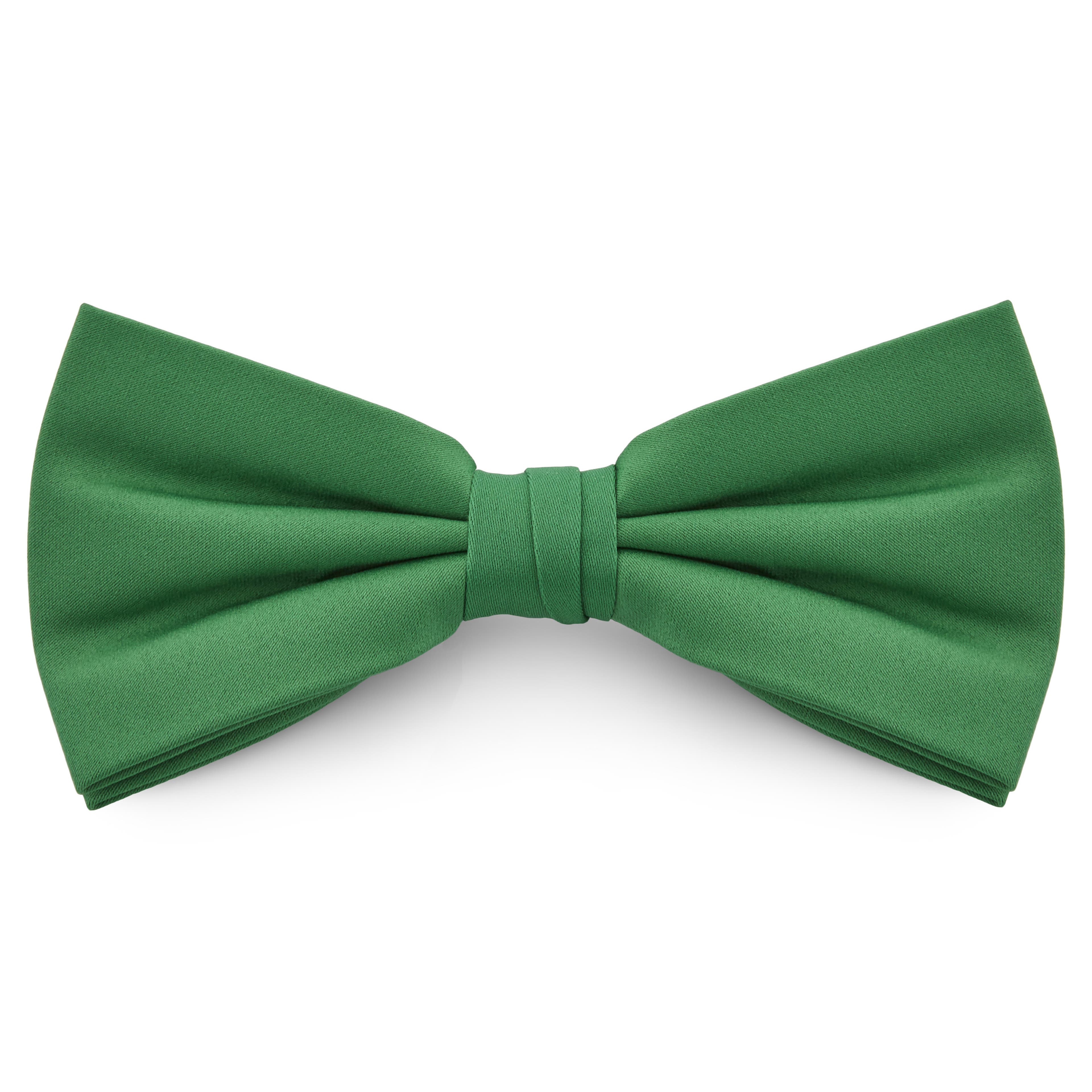 XL Emerald Green Basic Pre-Tied Bow Tie, In stock!