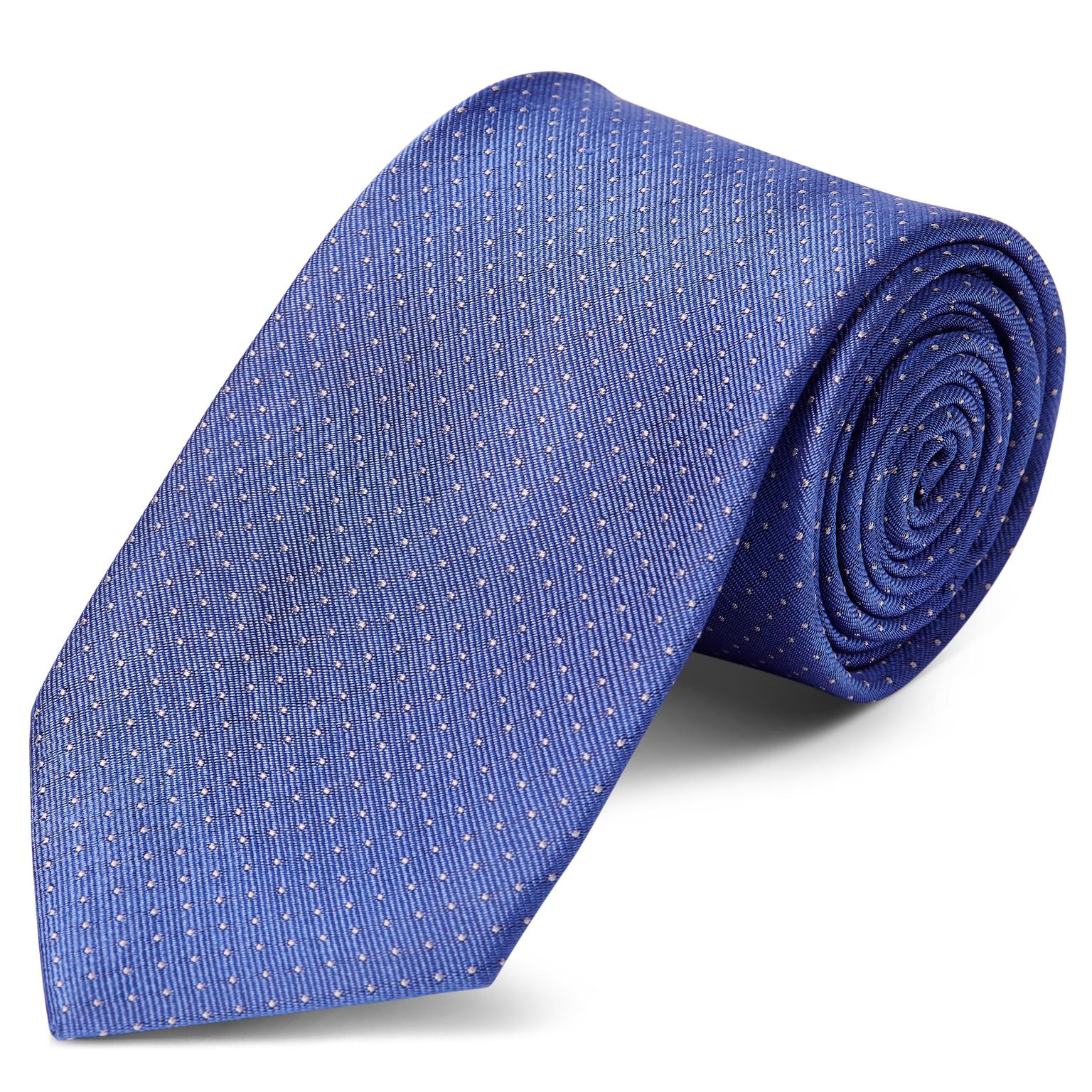 Pastel Blue Polka Dot Silk 8cm Tie Pastel Blue Polka Dot Silk 8cm Tie