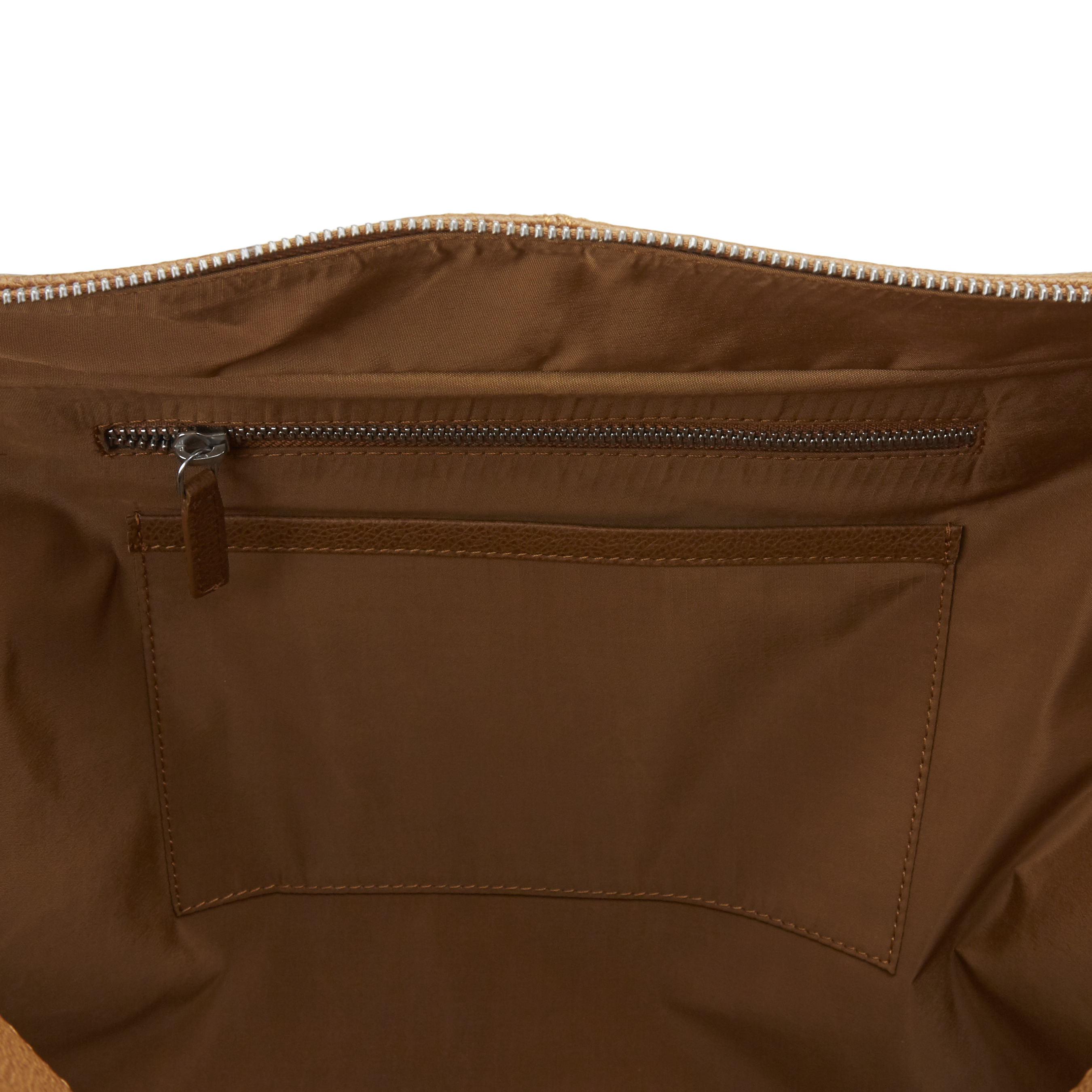 Layne Hellbraune Leder Duffle Bag Reisetasche - 11