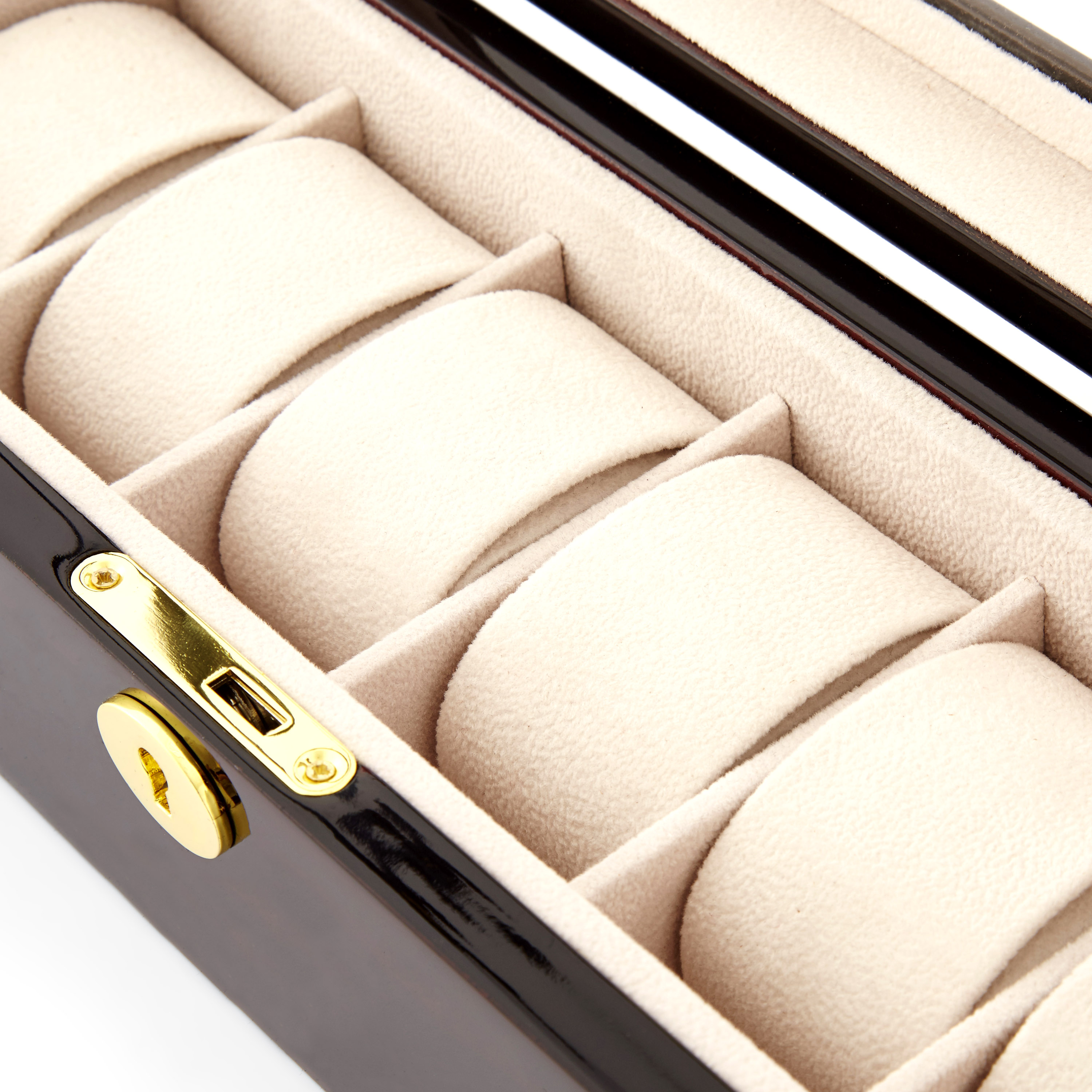 Elegante Braune Uhrenbox - 6 Uhren - 6