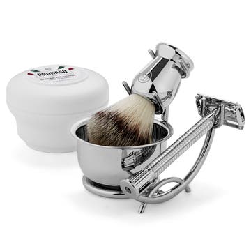 Sensitive Synthetic Brush Shaving Set