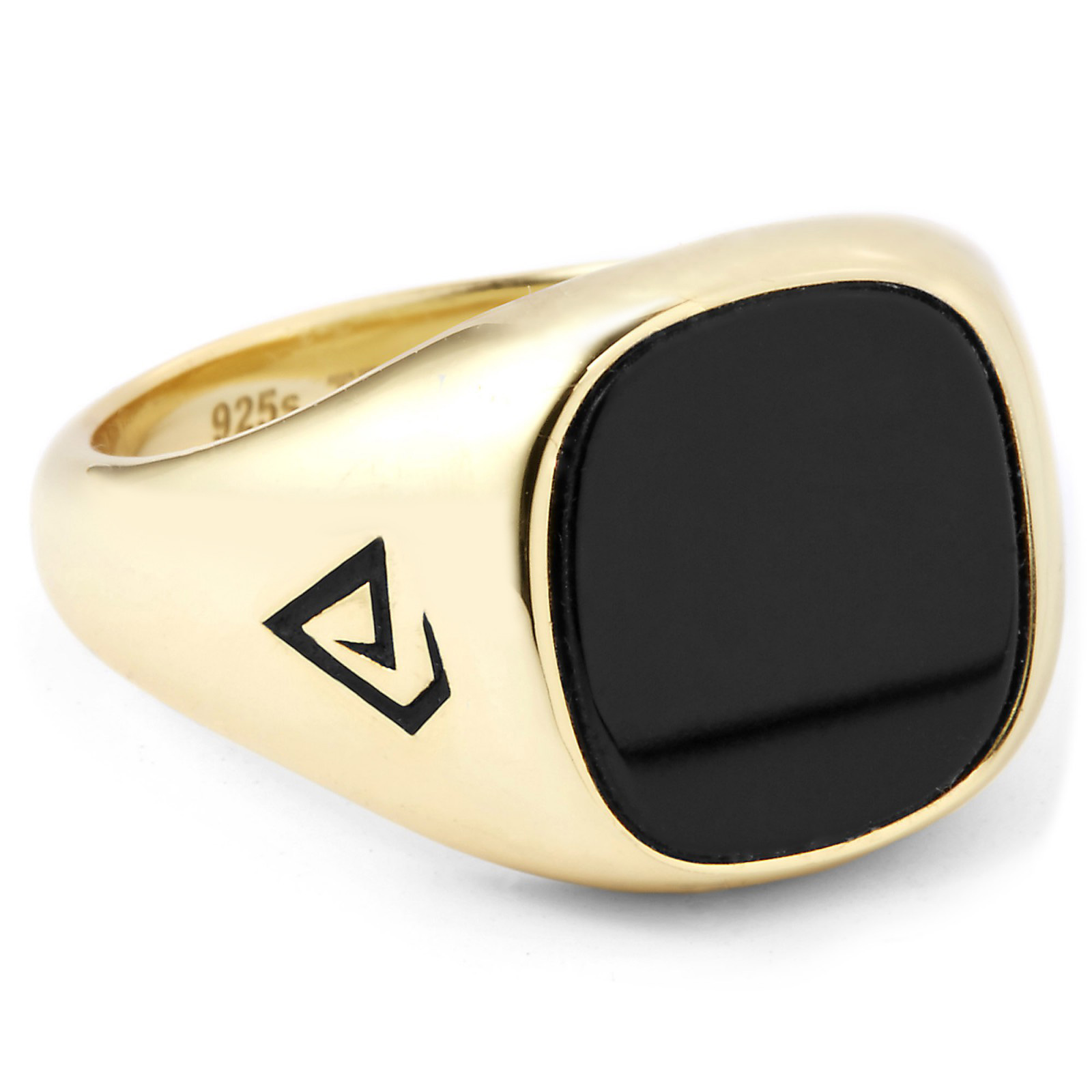 Jasper Vergoldeter 925er Silber Ring - 2