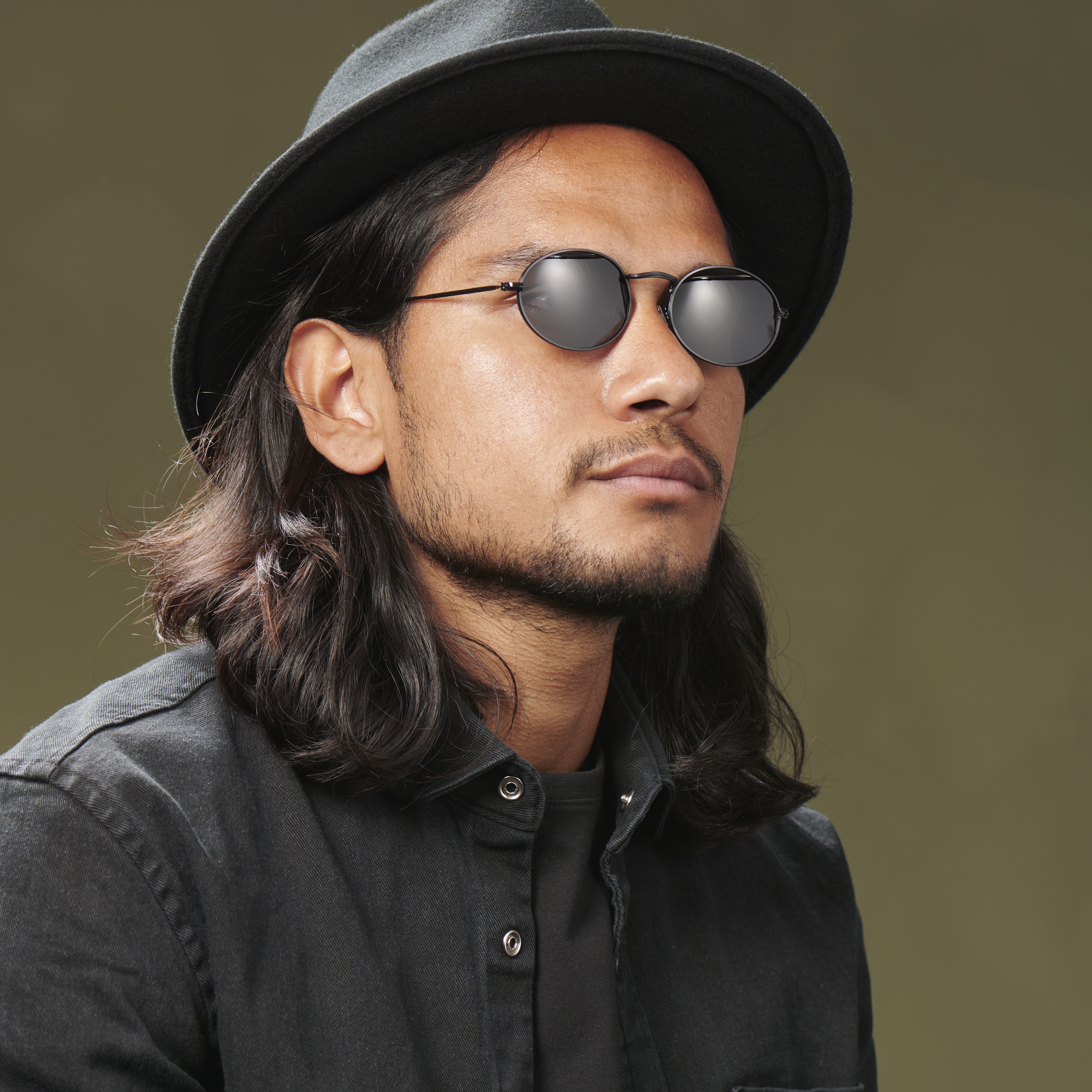 Μαύρα Οβάλ Γυαλιά Ηλίου Ambit - 4