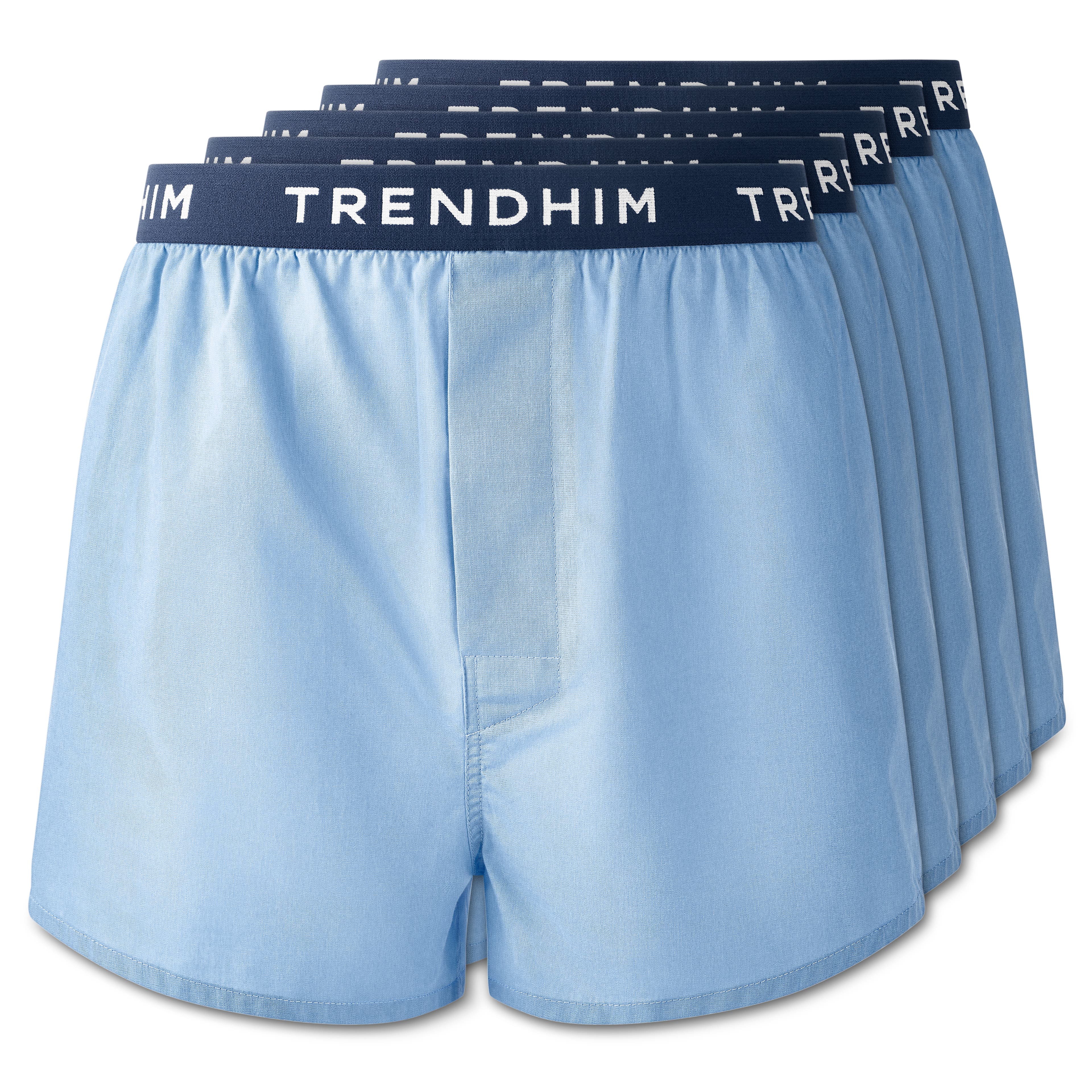 AirFeel | 5er-Pack Locker sitzende Baumwoll-Boxershorts in Marineblau & Himmelblau AirFeel | 5er-Pack Locker sitzende Baumwoll-Boxershorts in Marineblau & Himmelblau