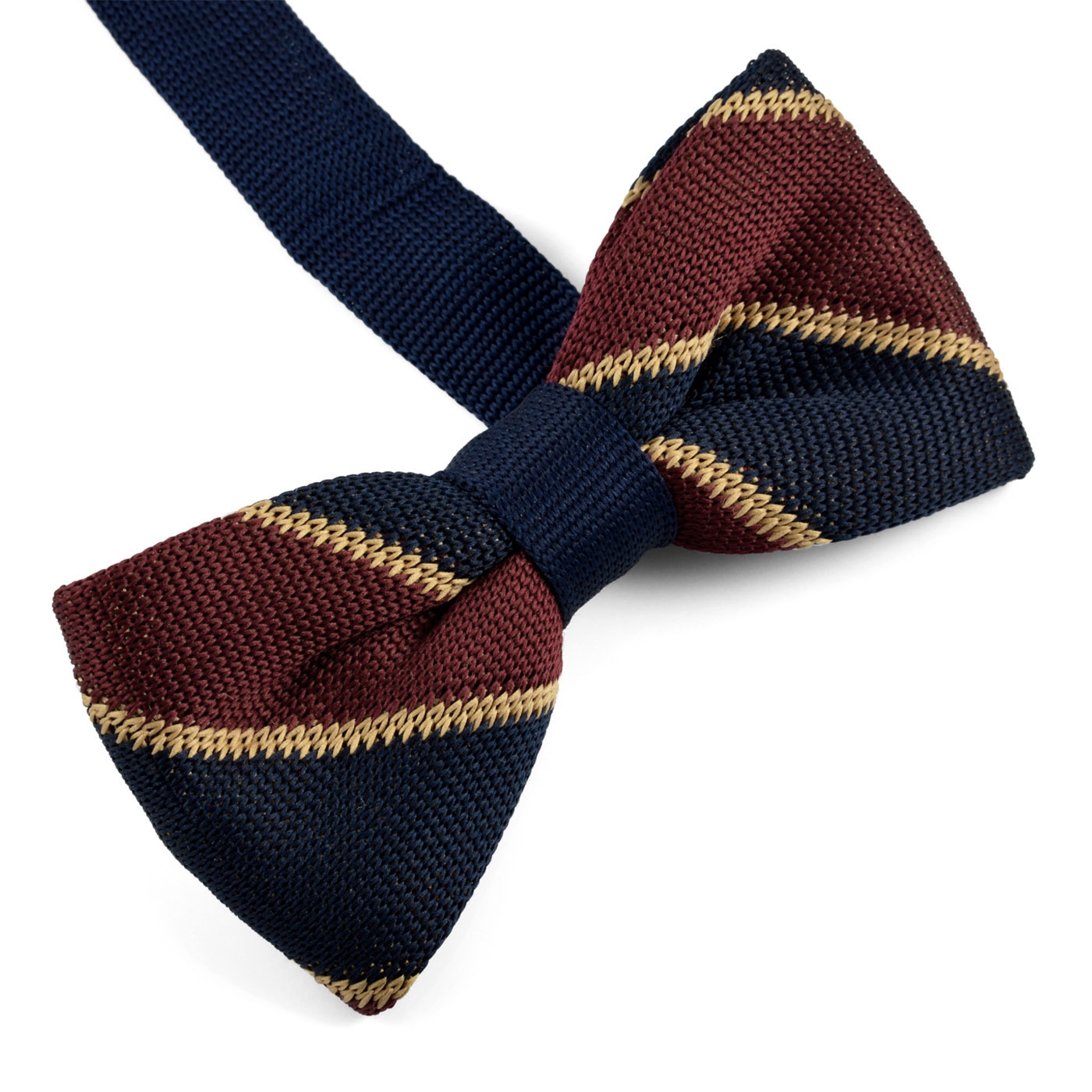 Gestreifte Strickfliege - 2