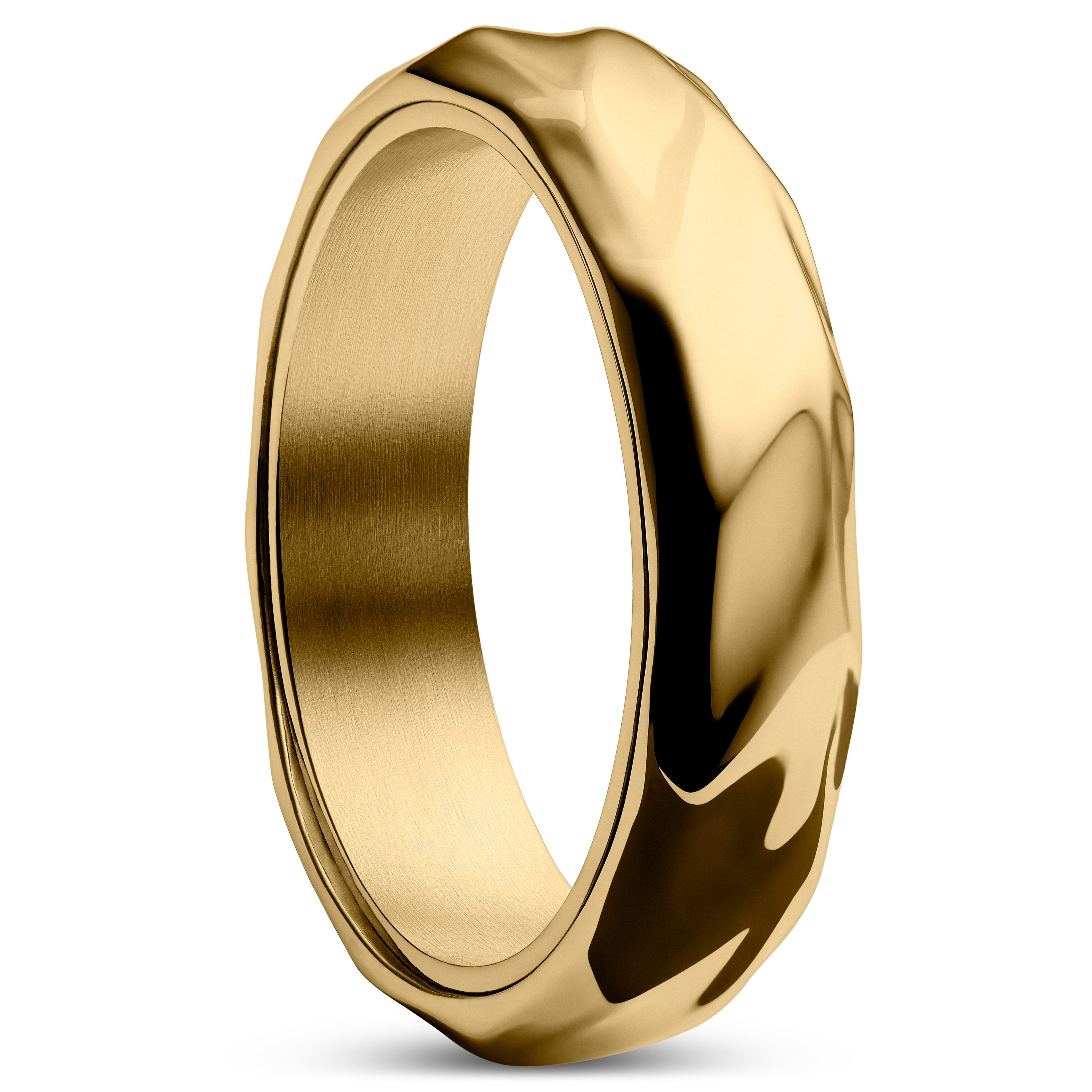 Pearce | Crux Gold-Tone Steel Ring Pearce | Crux Gold-Tone Steel Ring