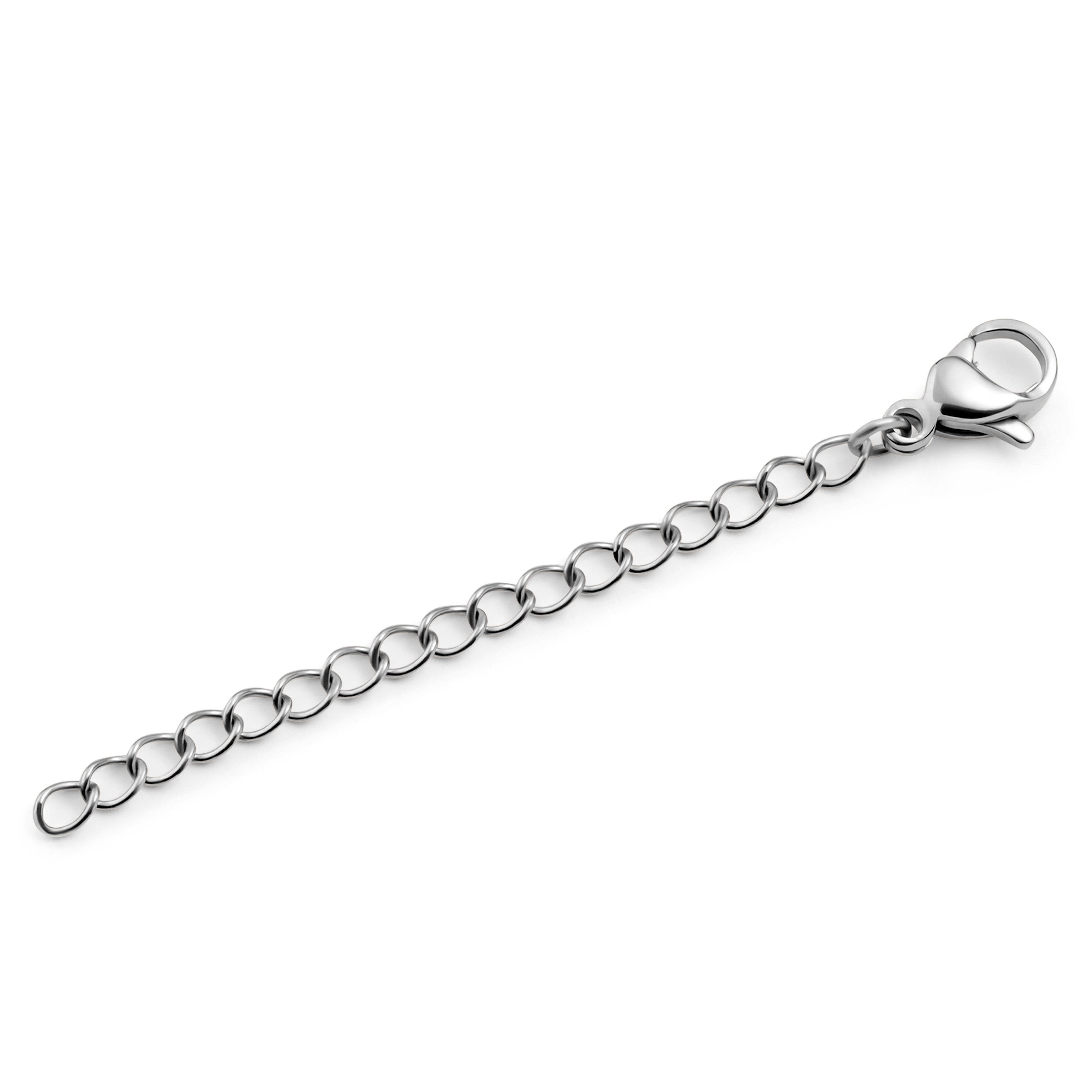 Rhodium 925 Sterling Silver Bracelet Extender 5 cm