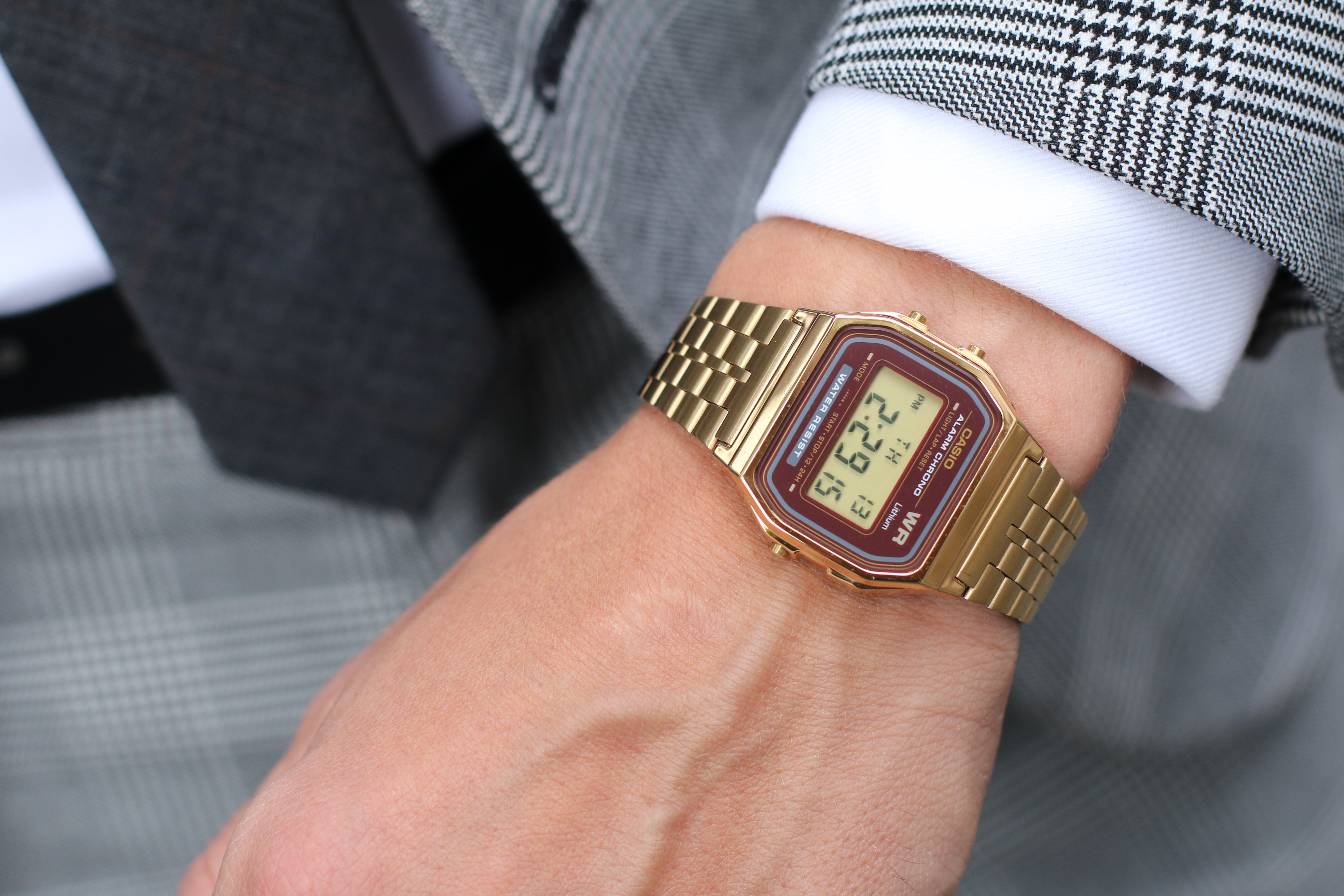 Kastanjebruin Vintage Horloge - 6