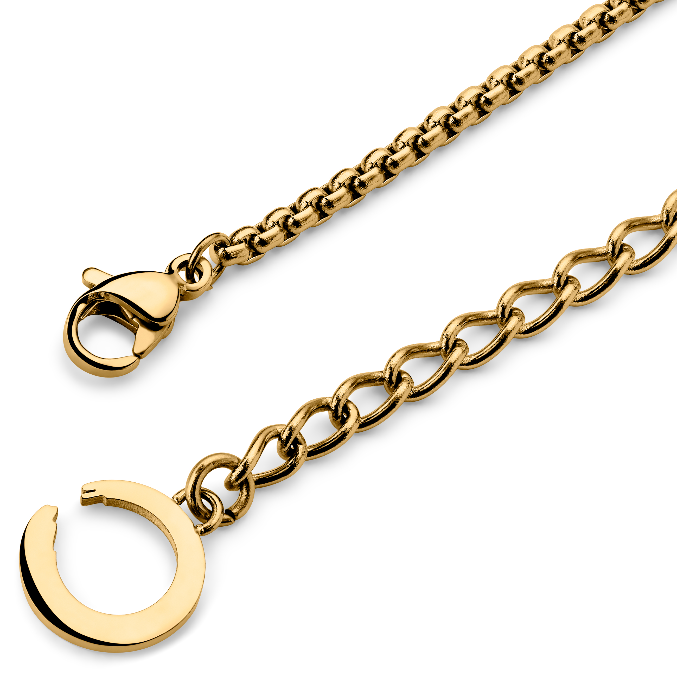 Egan | Limited Edition Frostat Guldfärgat Pillerhalsband - 8