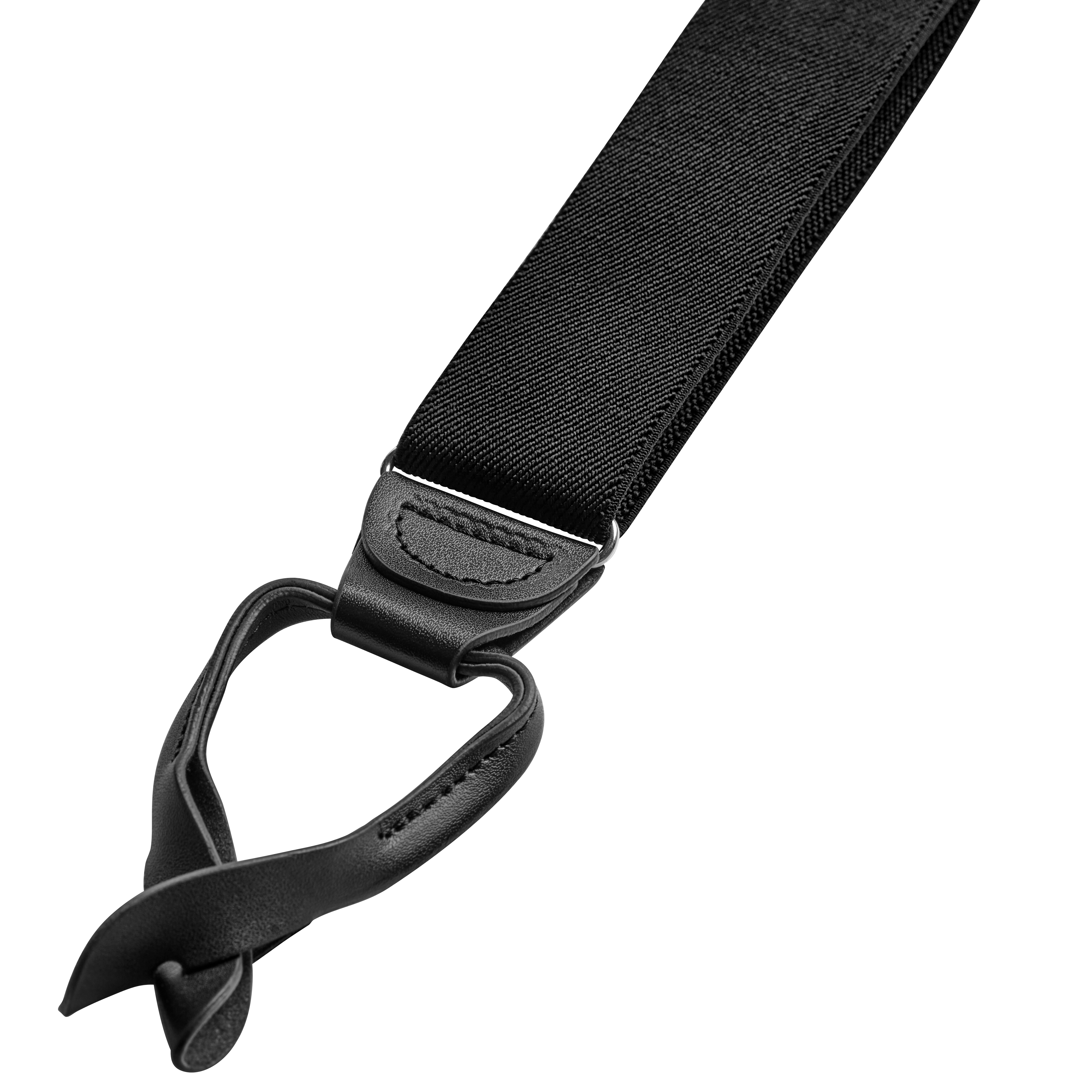 Vexel | Wide Black Clip-On X-back Braces - 3