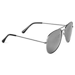 Warren Black Aviator Vista Sunglasses - 4 - gallery