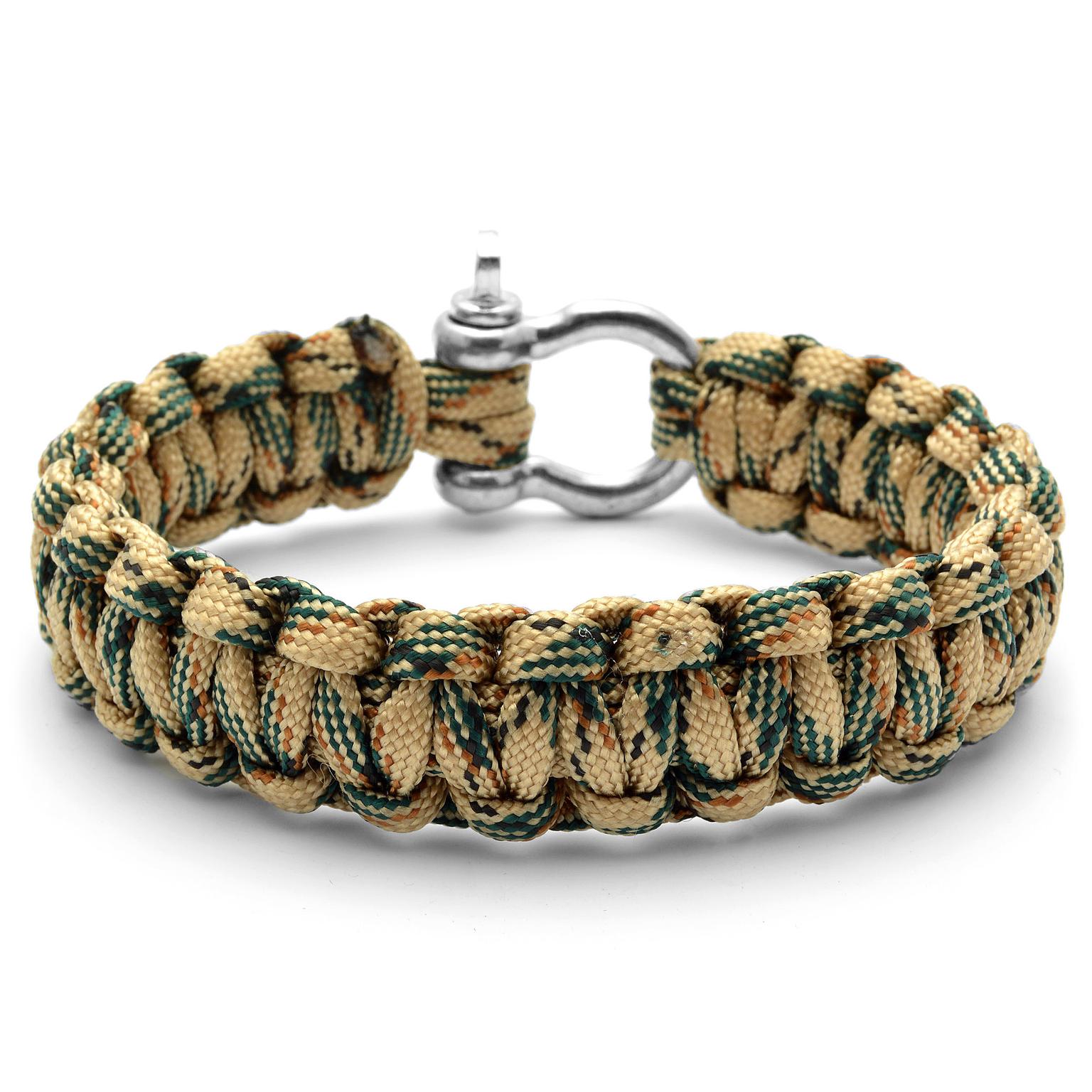 Sandfärgat Paracord Armband Sandfärgat Paracord Armband