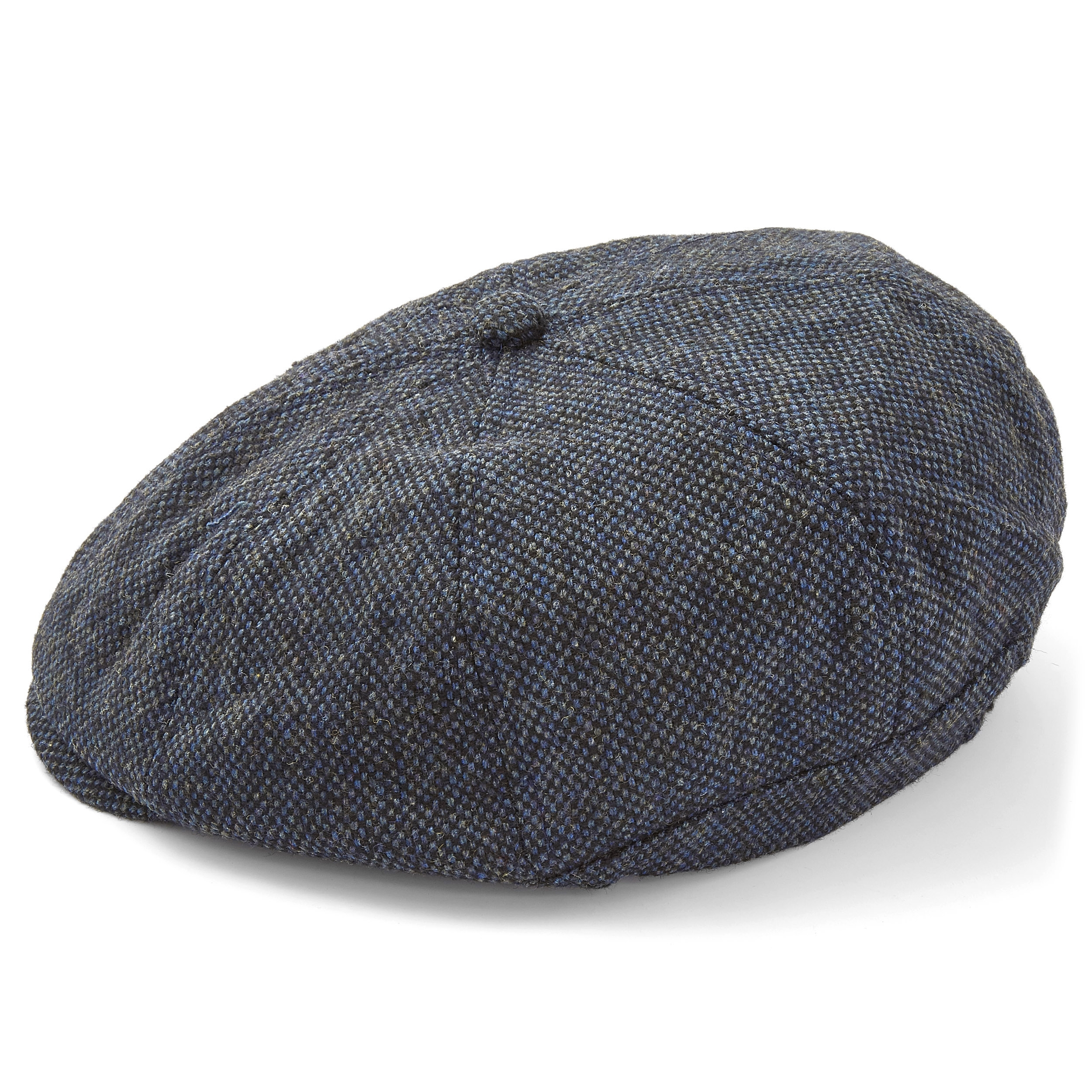 Grey-Blue Paperboy Flat Cap - 3