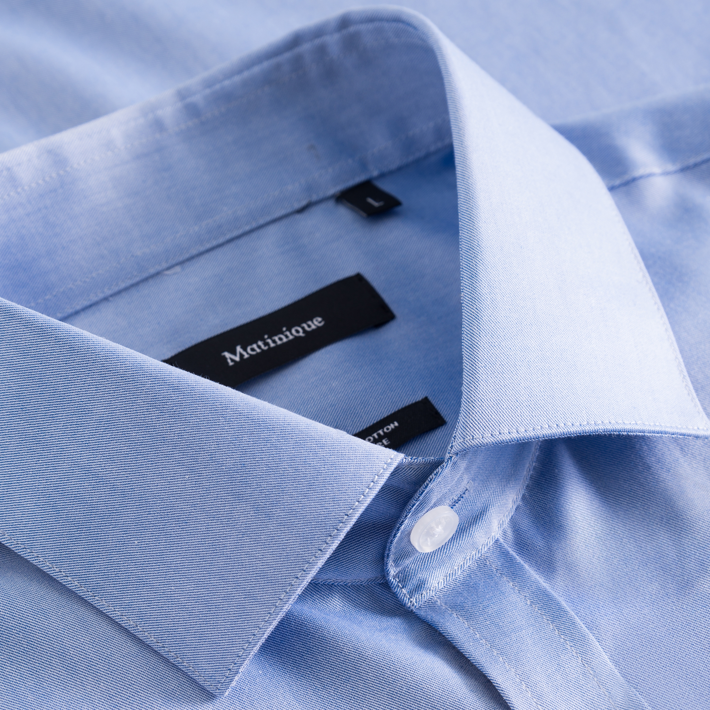 Trostol City Twill Blauw Overhemd - 5