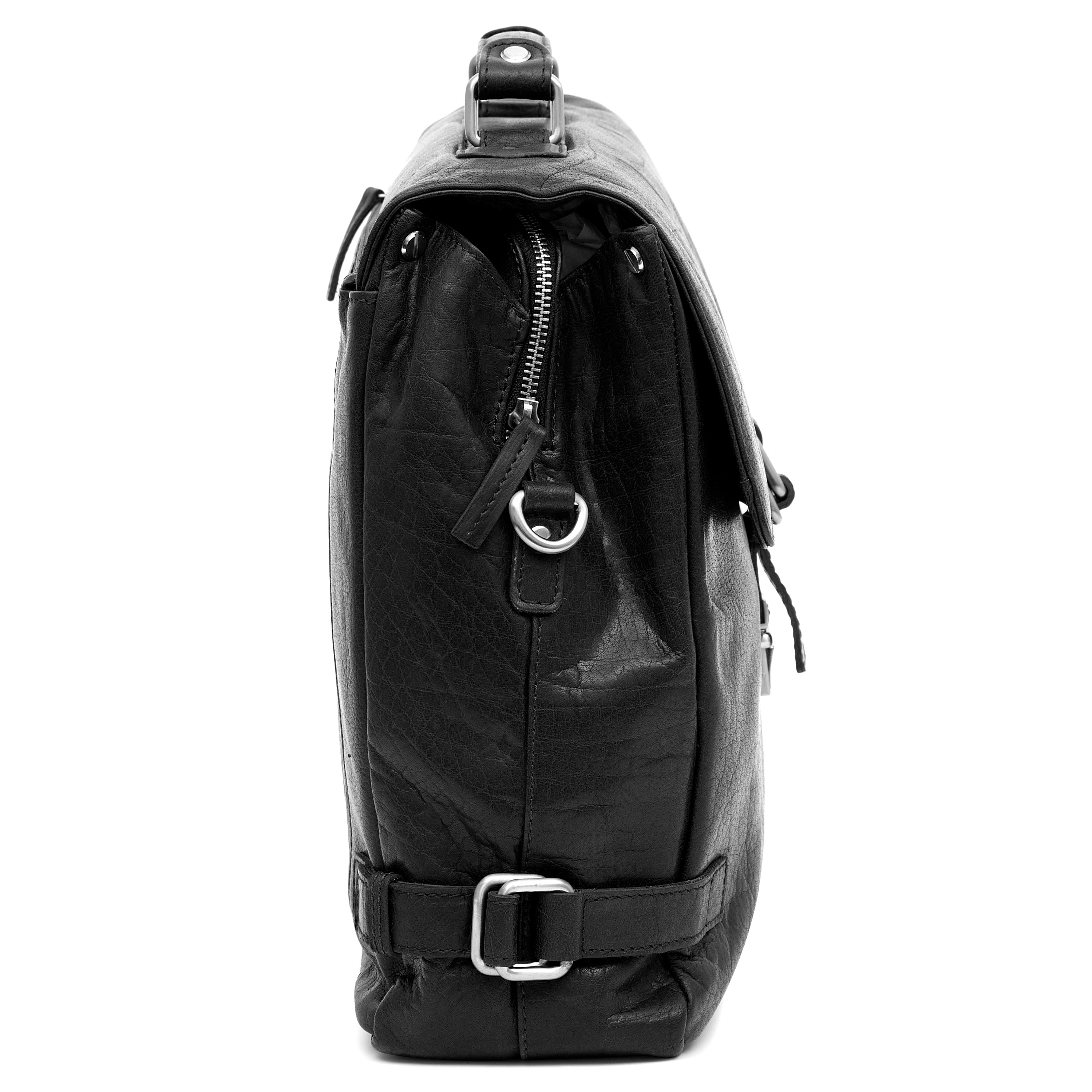 Montreal luksuslik must nahast kott - 4