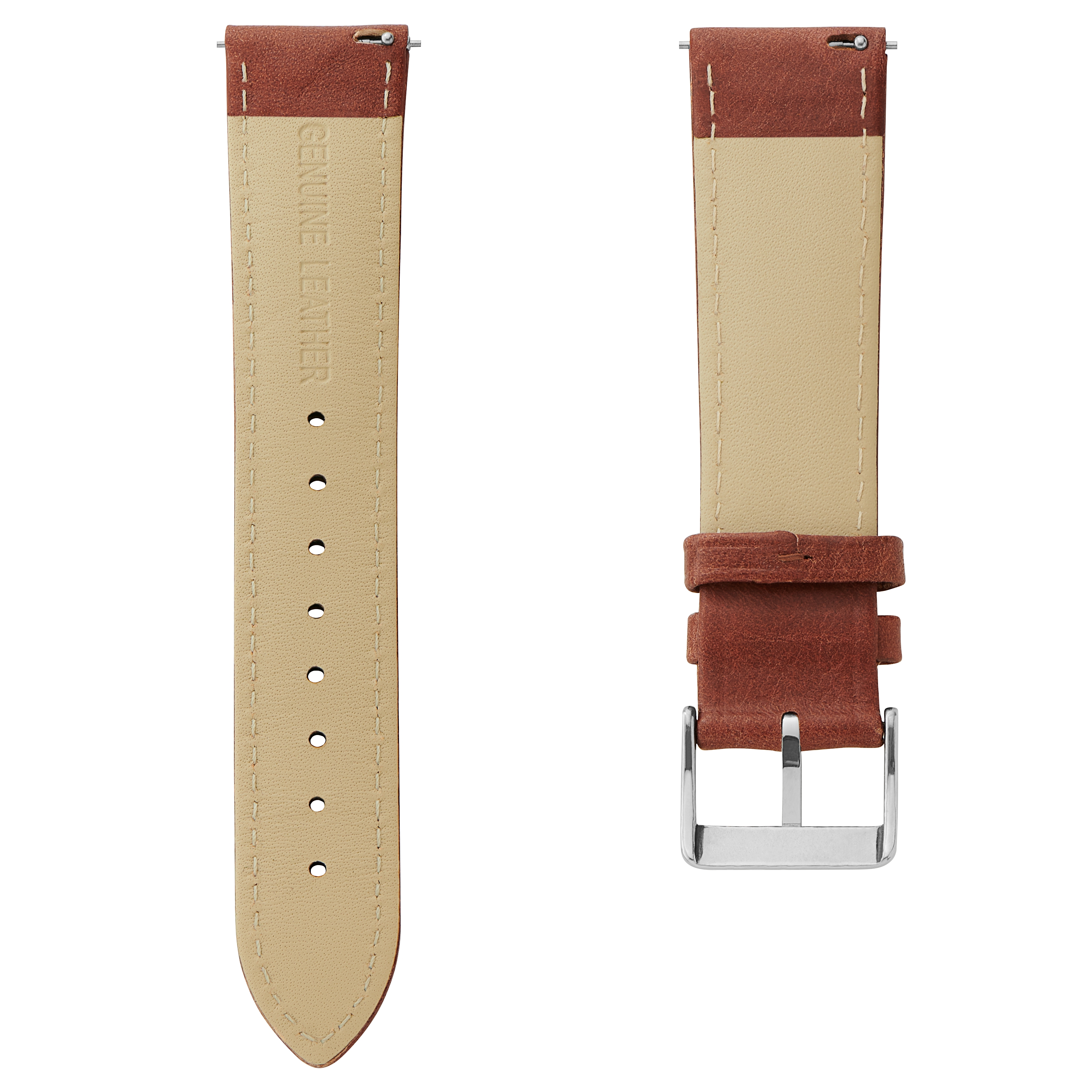 Cicero | Brown Genuine Leather Watch Straps - 3