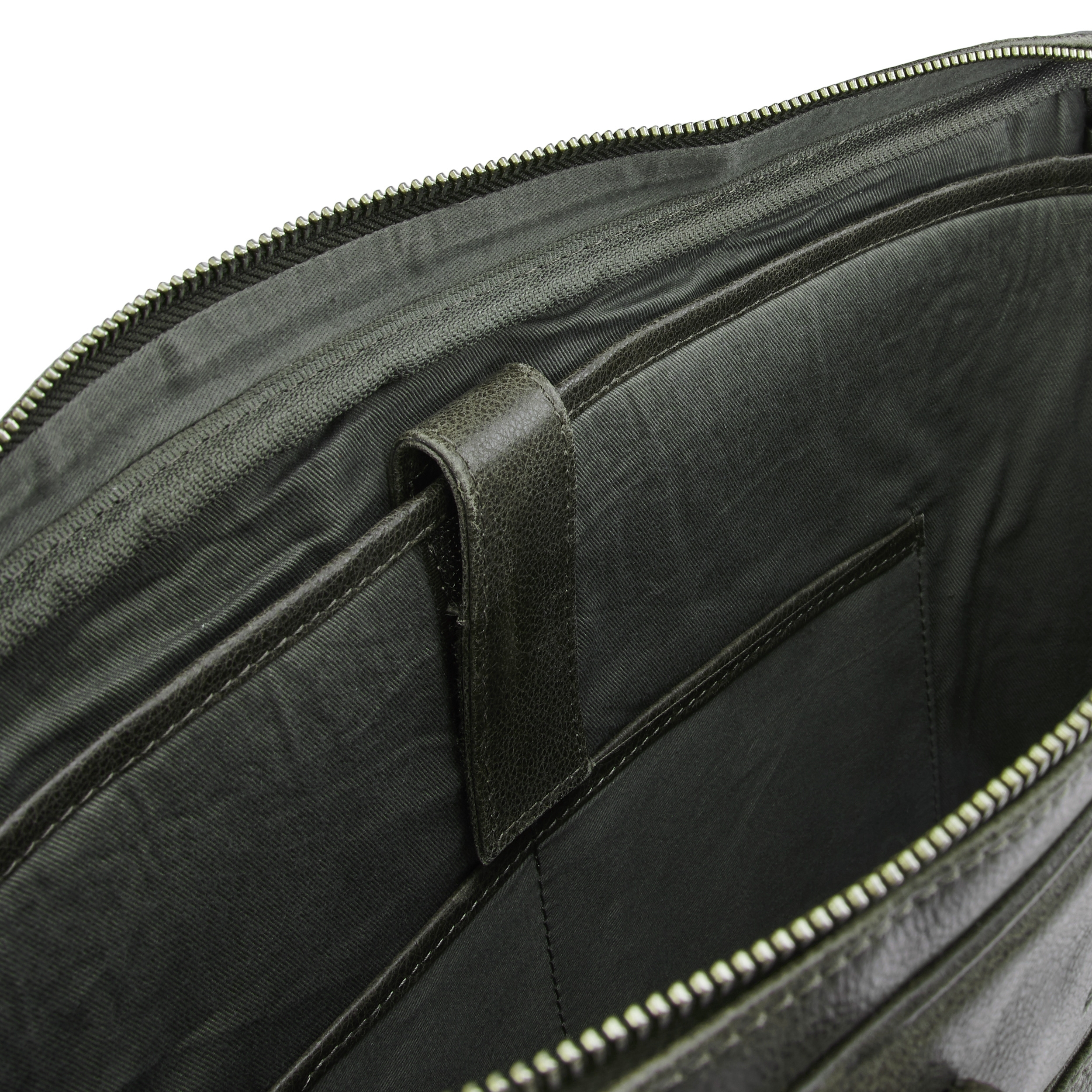 Licio Slim 15” Executive Braungraue Ledertasche - 11