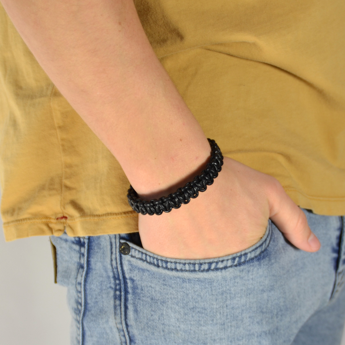 XT Zwart Stalen Armband  - 4
